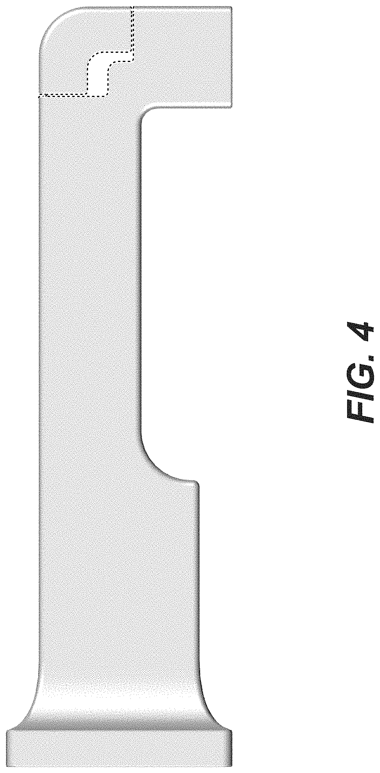 Patent USD1001244 Figure 4 – Tub spout