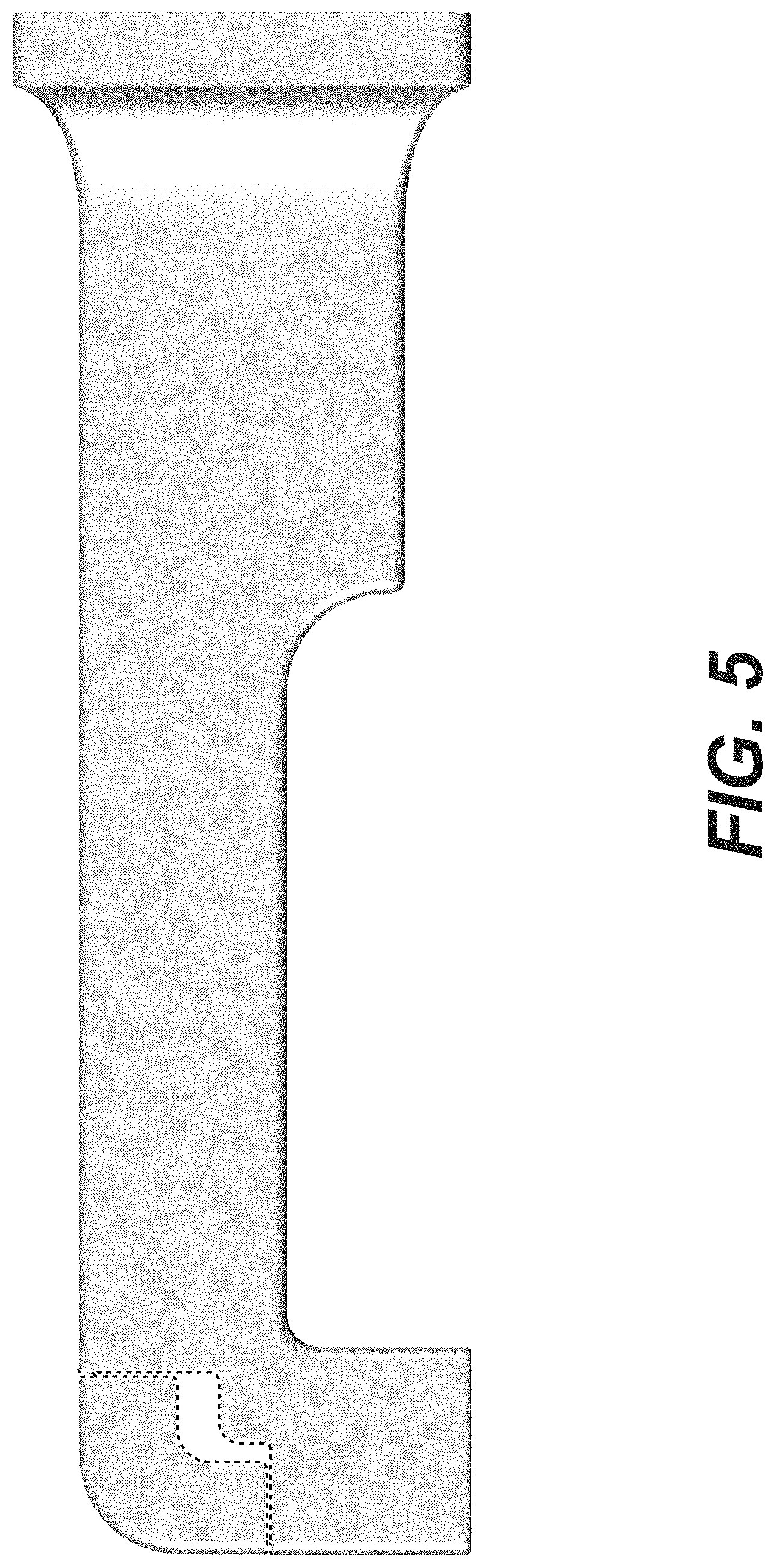 Patent USD1001244 Figure 5 – Tub spout