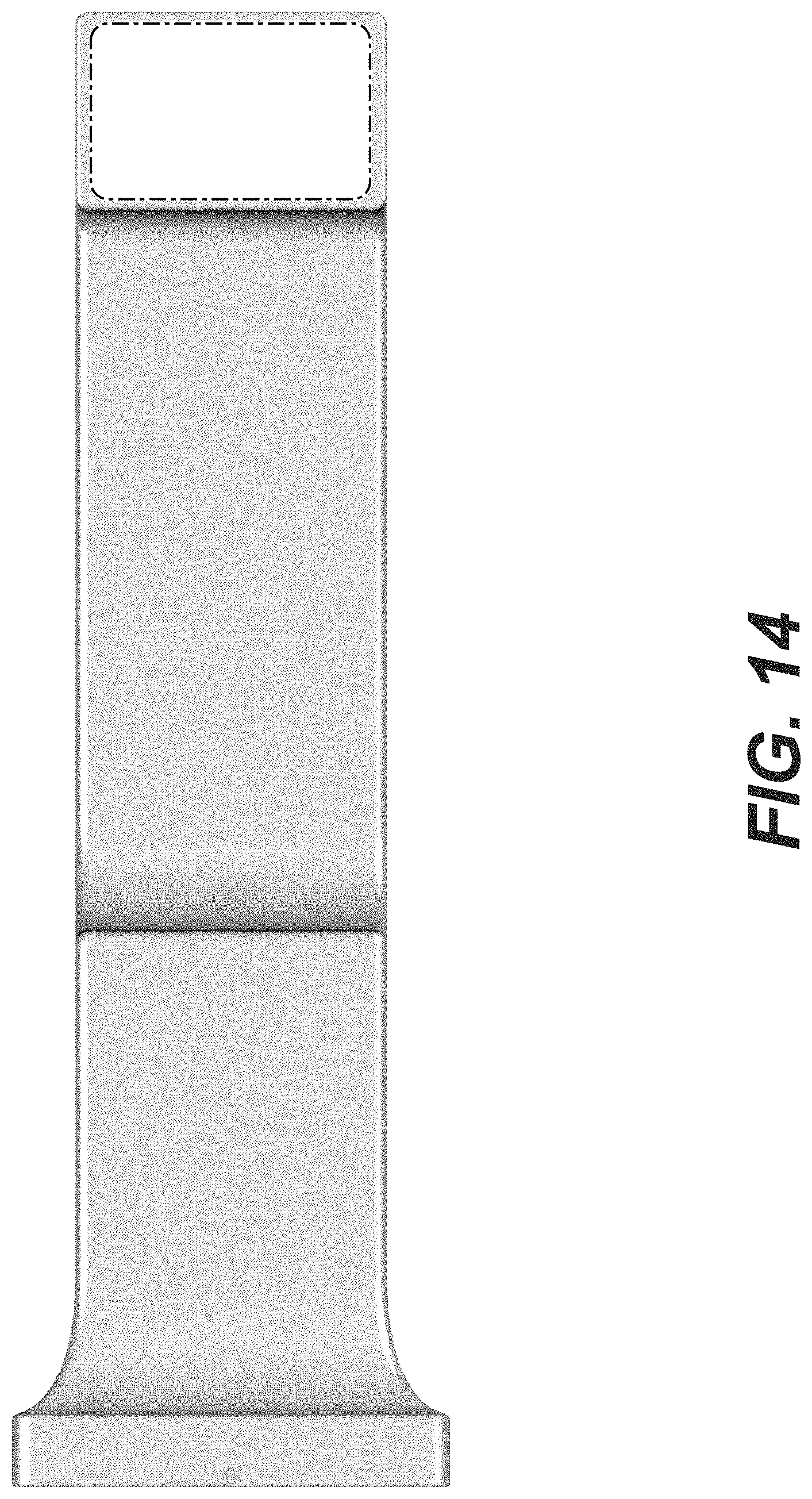 Patent USD1001244 Figure 14 – Tub spout