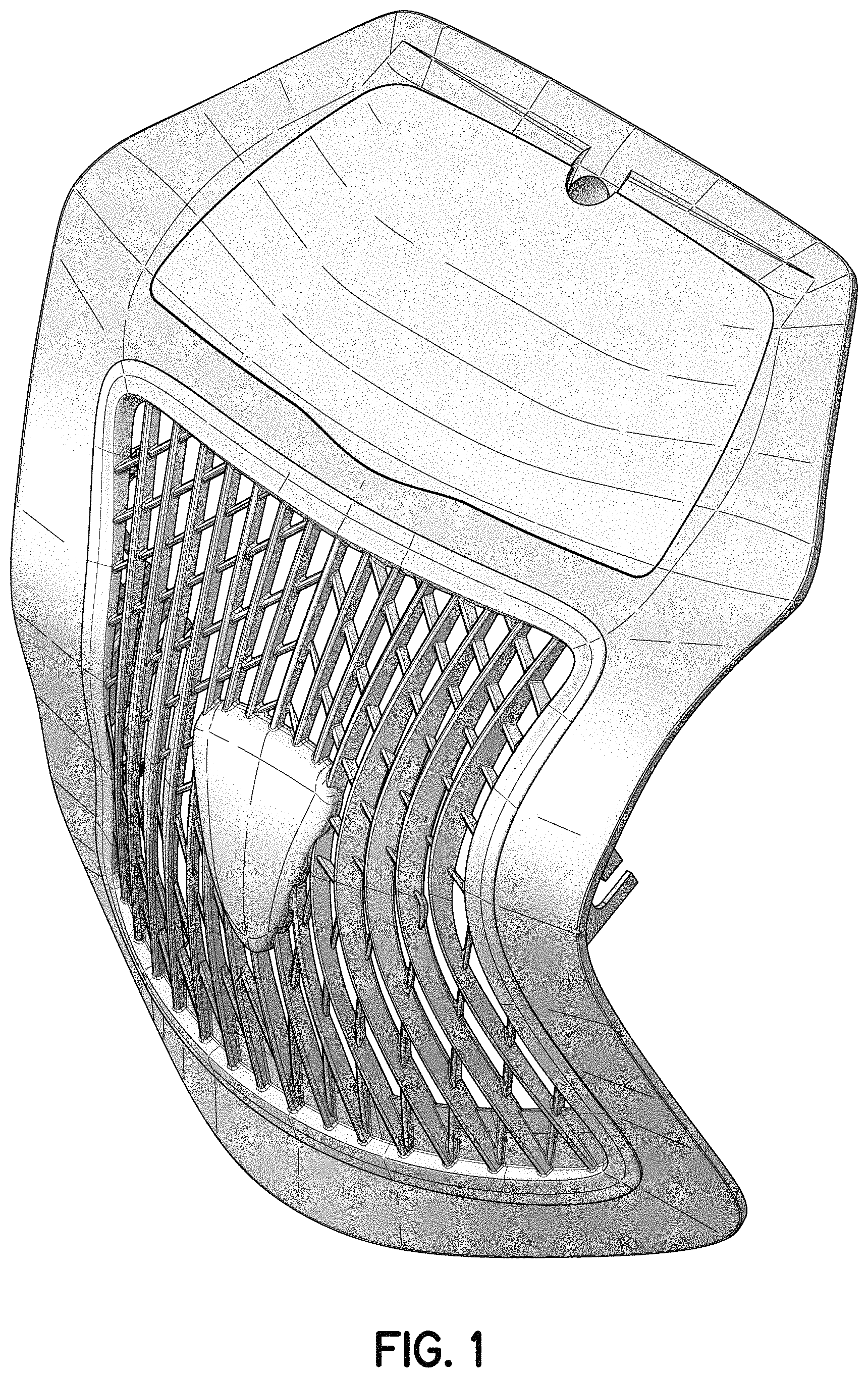 Patent USD1001246 Figure 1 – Spa filter cover panel