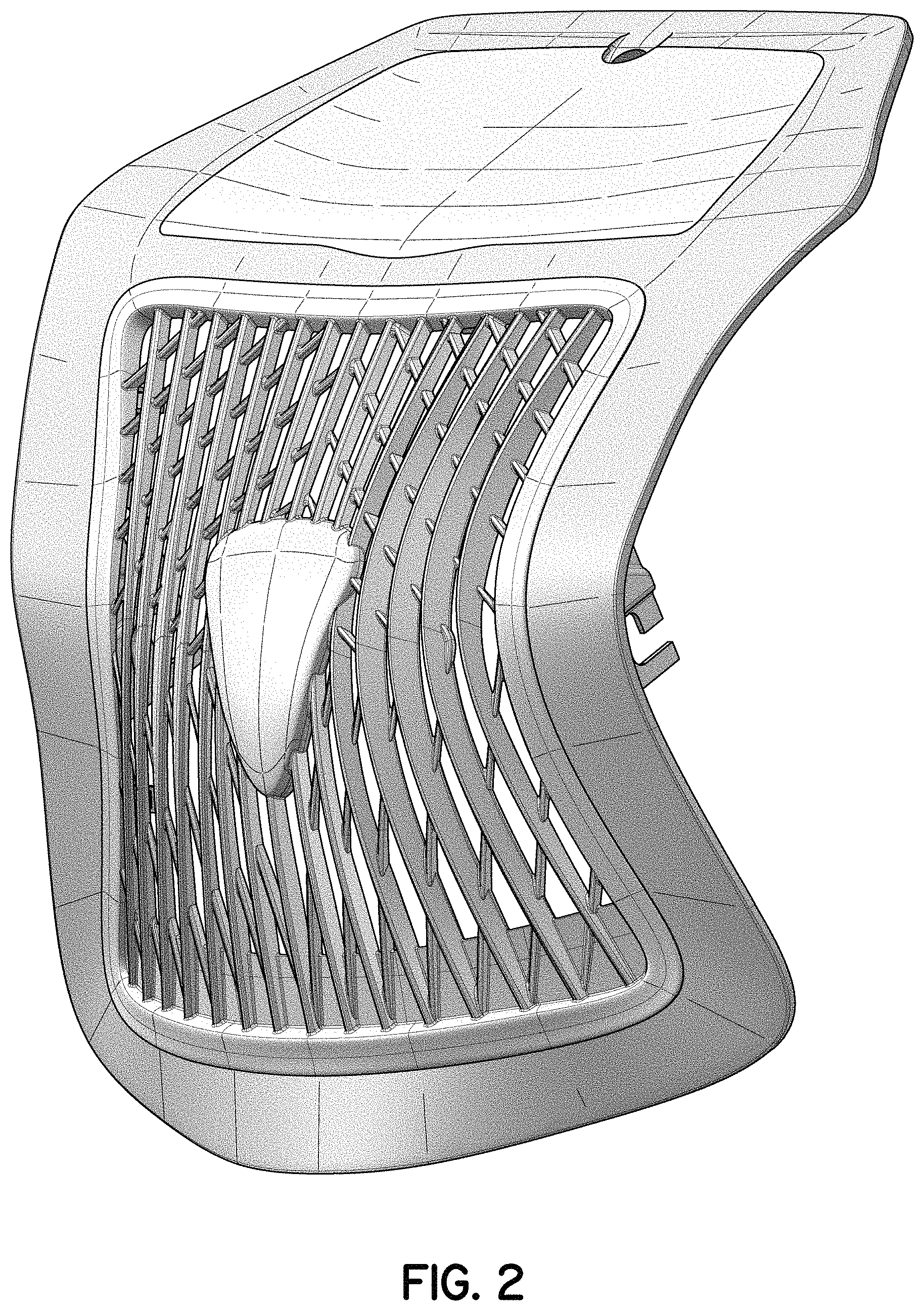 Patent USD1001246 Figure 2 – Spa filter cover panel