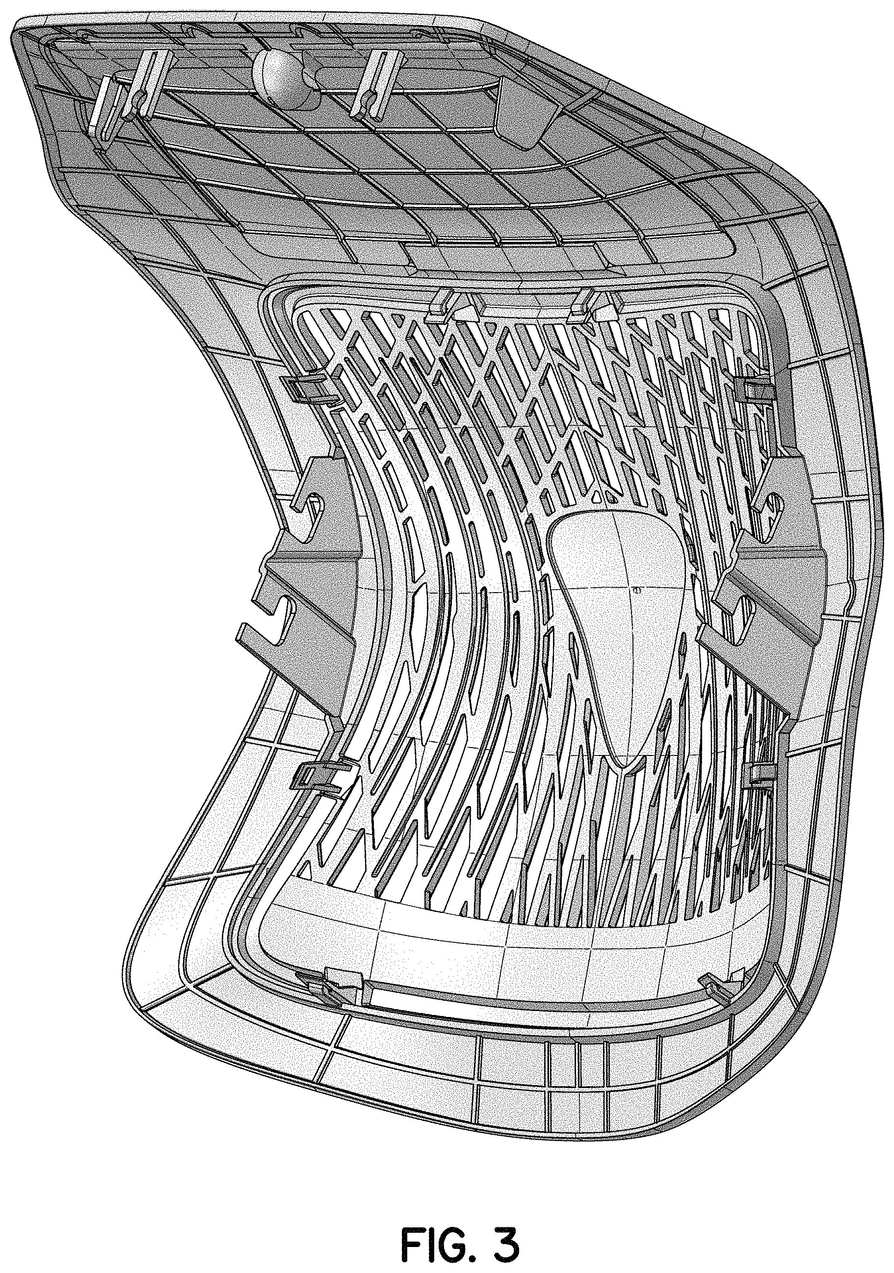 Patent USD1001246 Figure 3 – Spa filter cover panel