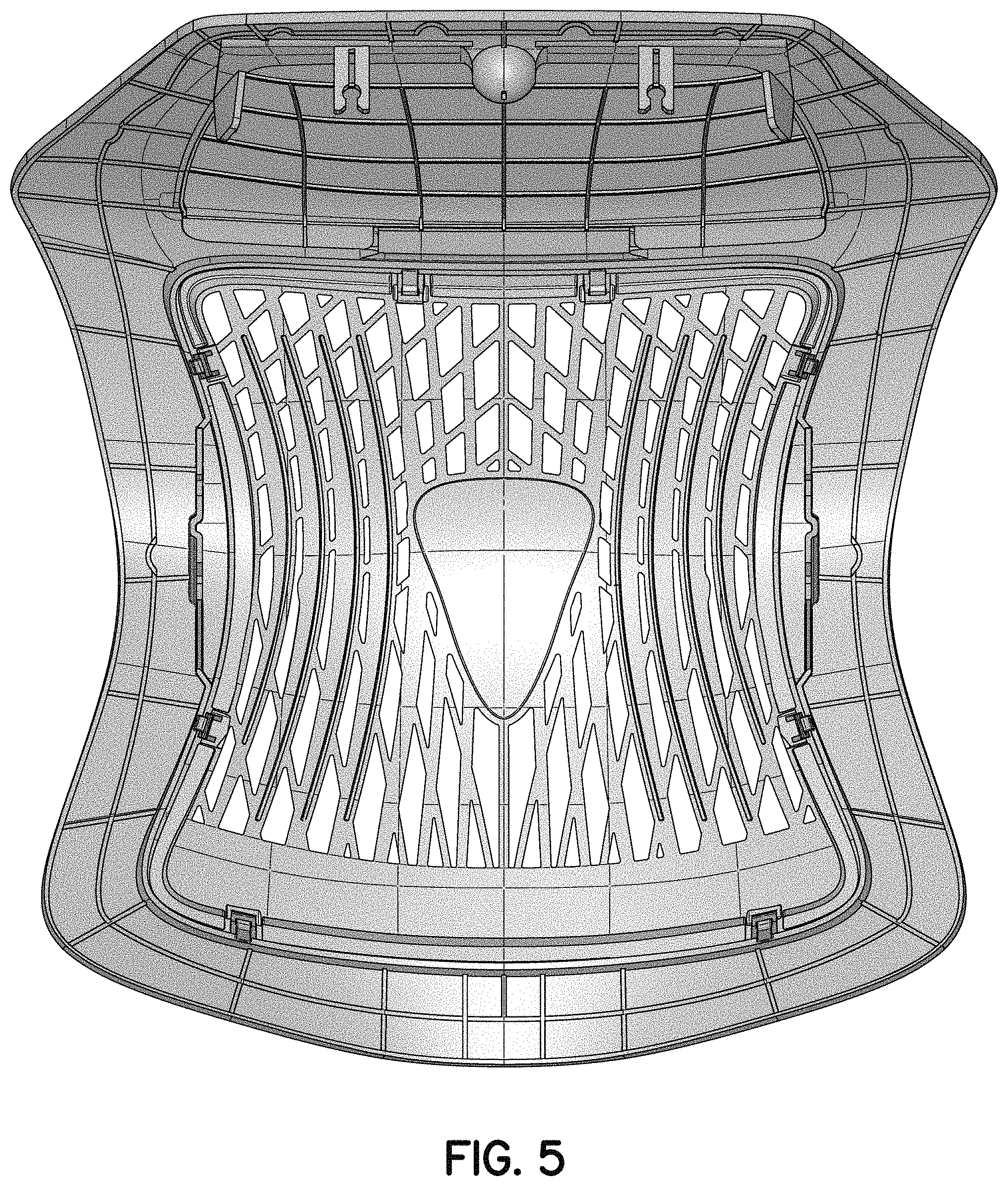 Patent USD1001246 Figure 5 – Spa filter cover panel