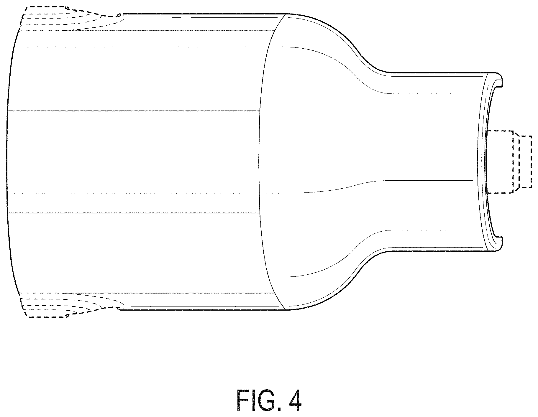 Patent USD1001248 Figure 4 – Fluid connector