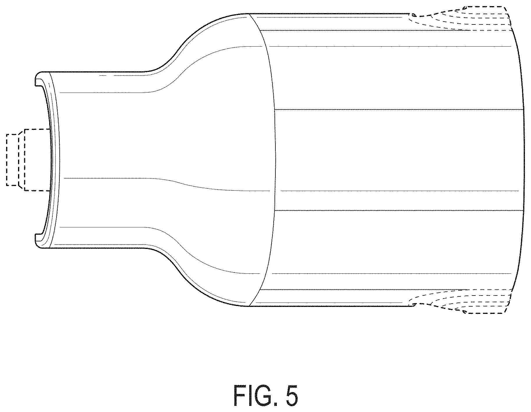 Patent USD1001248 Figure 5 – Fluid connector