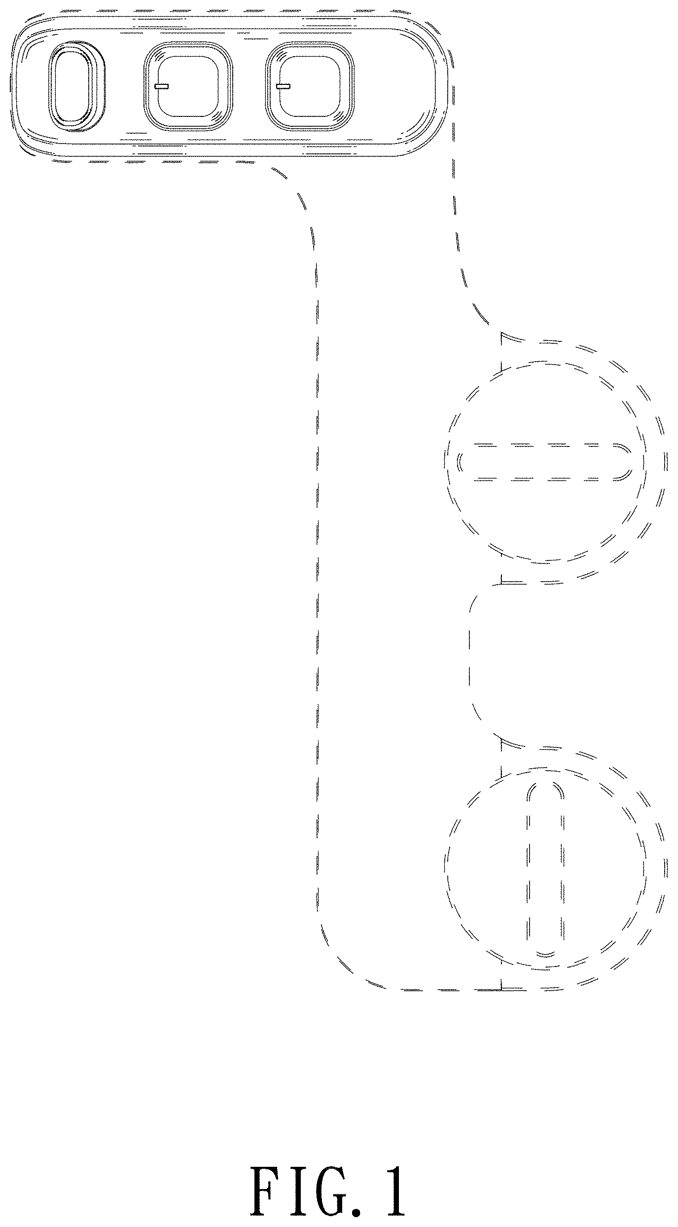 Patent USD1001250 Figure 1 – Bidet apparatus