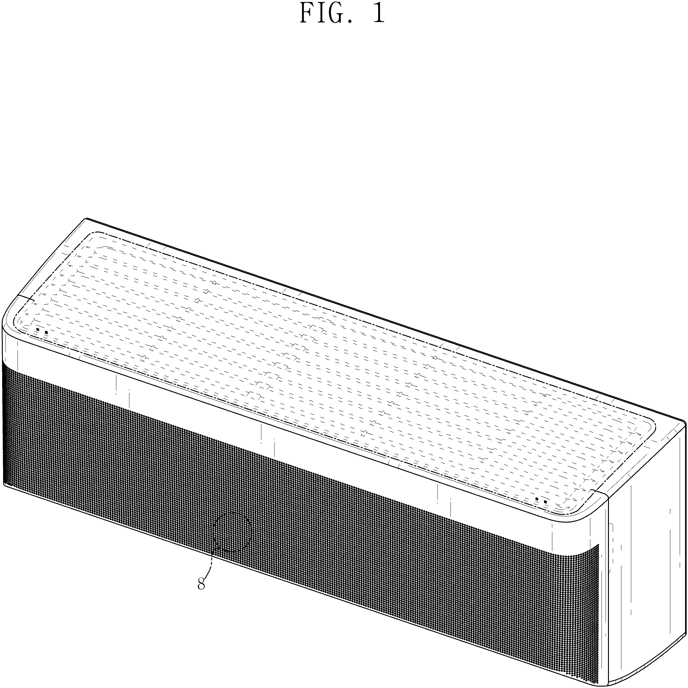 Patent USD1001252 — Air conditioner — Figure 1