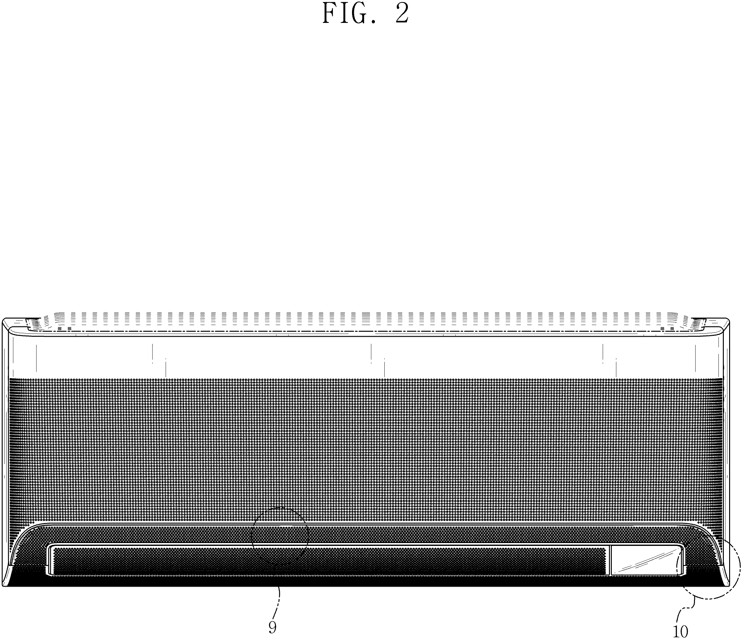 Patent USD1001252 Figure 2 – Air conditioner