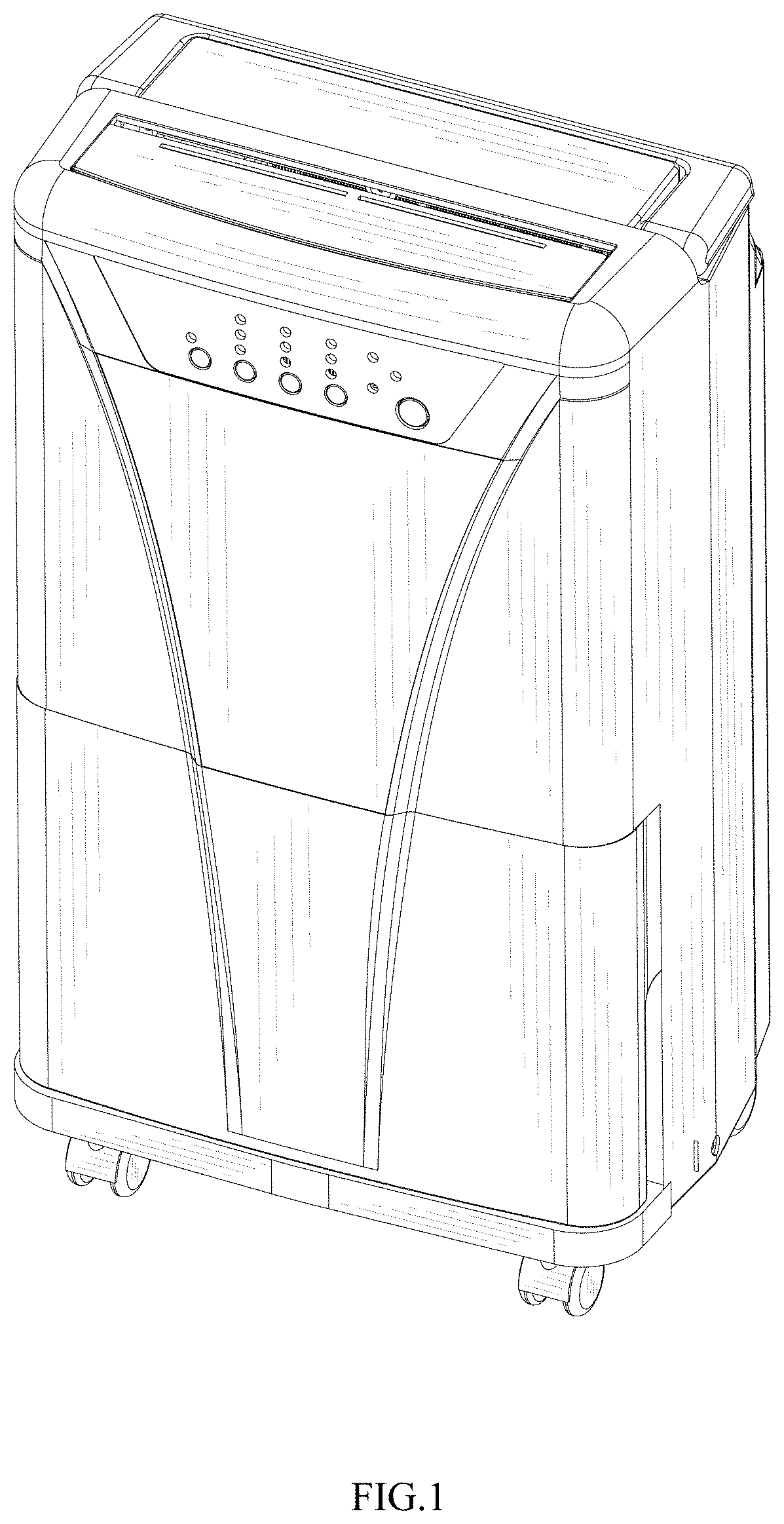 Patent USD1001255 Figure 1 – Dehumidifier