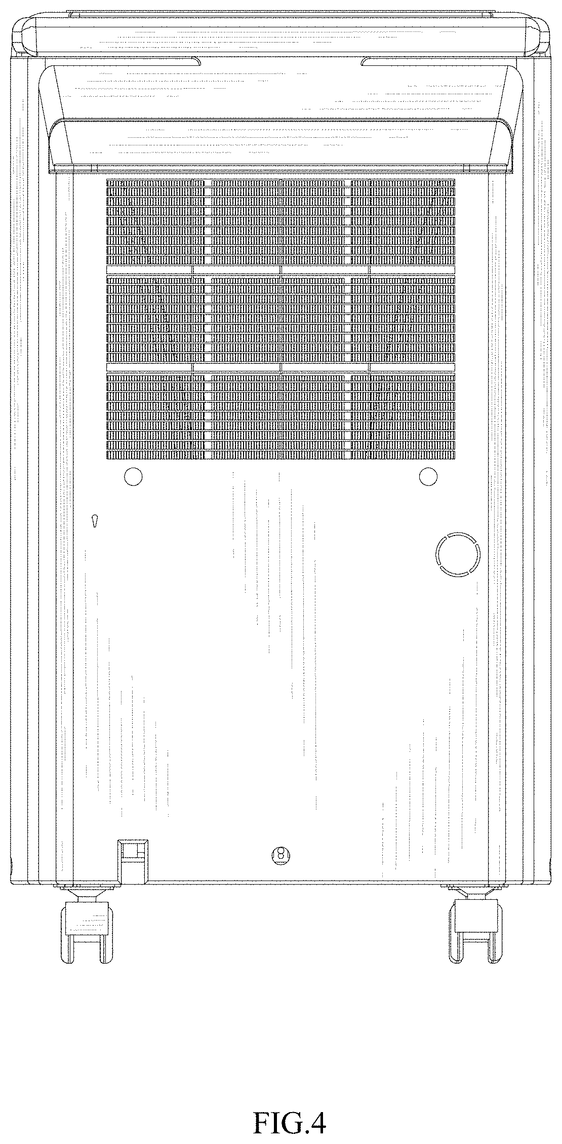 Patent USD1001255 Figure 4 – Dehumidifier