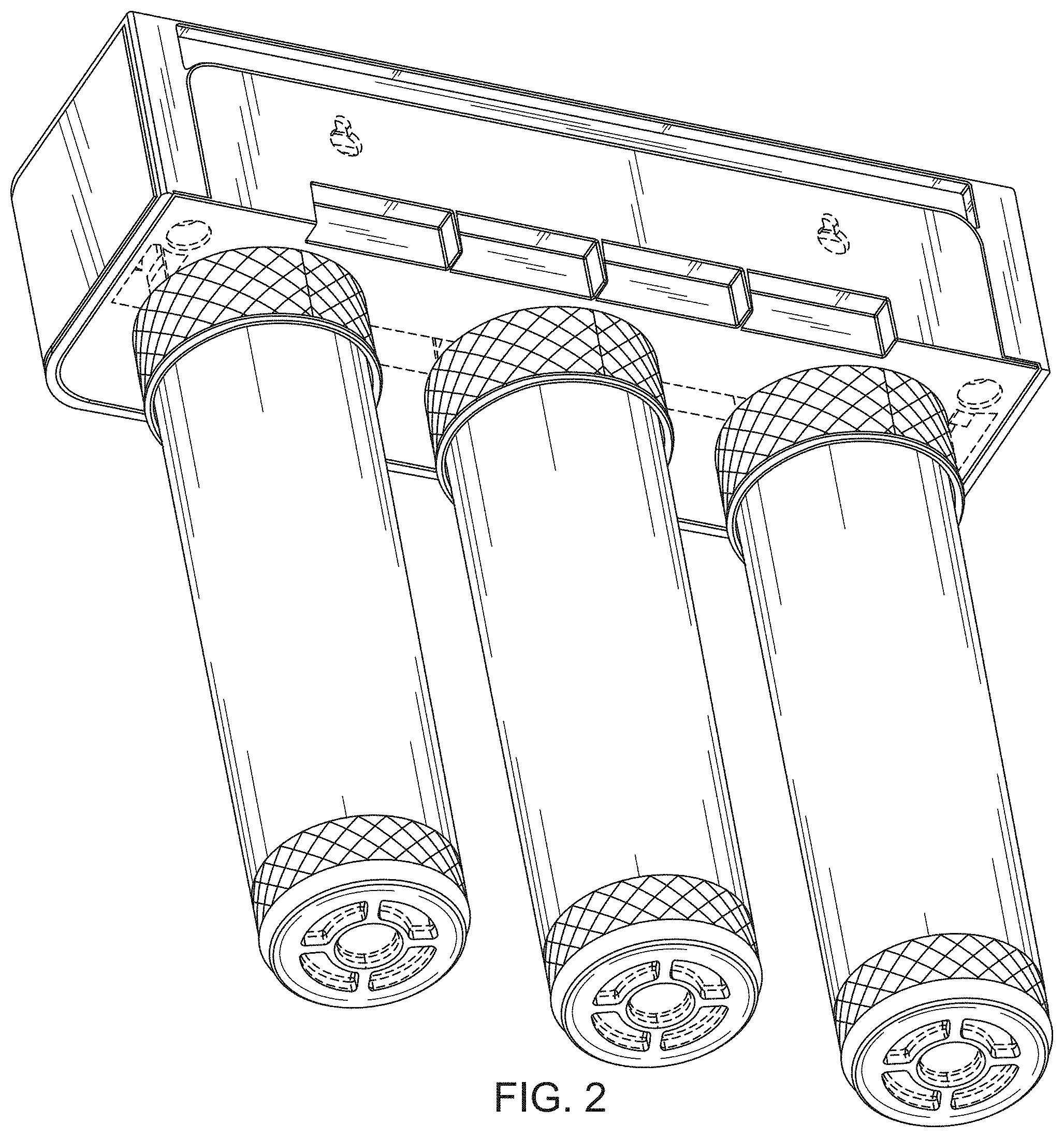 Patent USD1001258 Figure 2 – Three stage filter