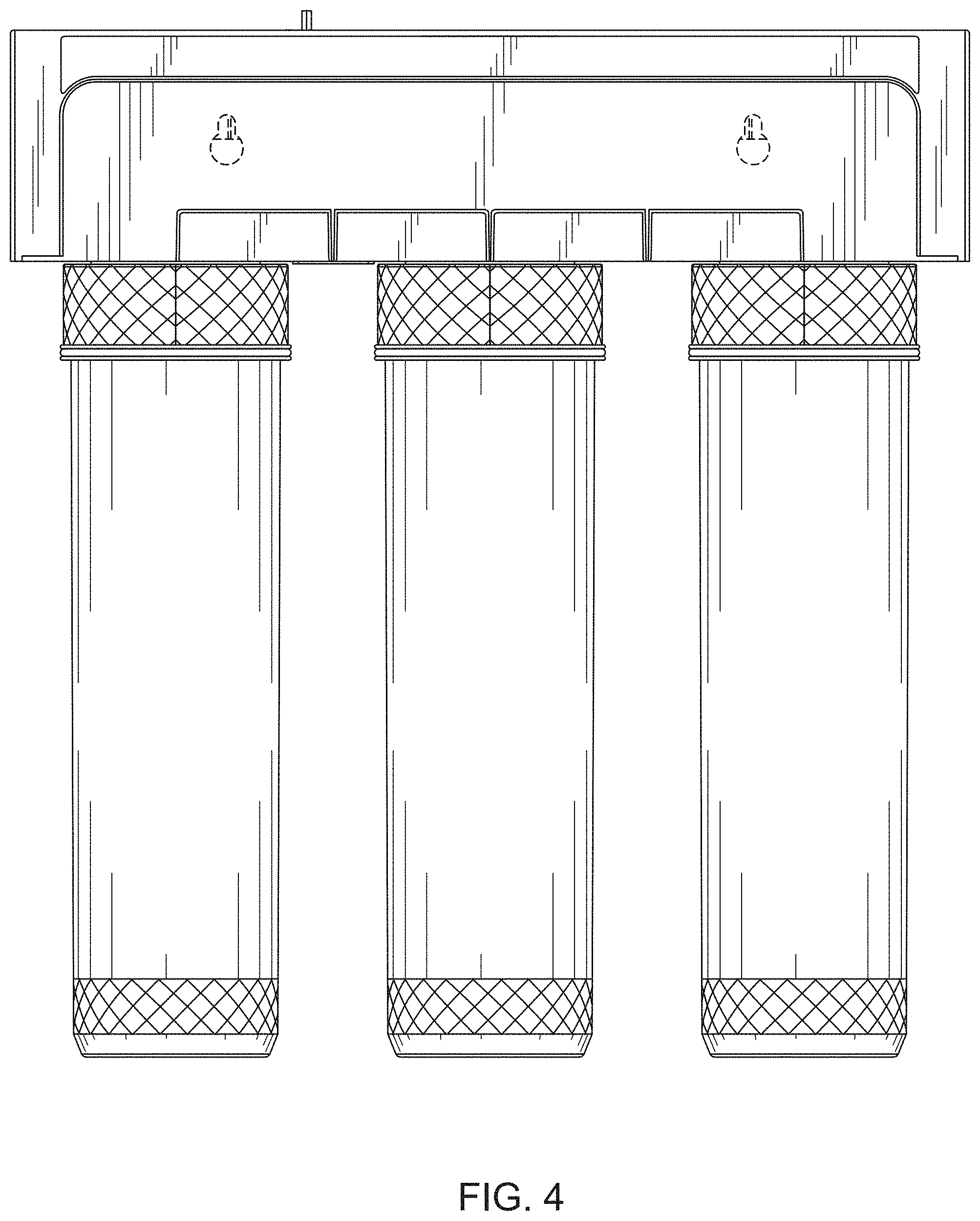 Patent USD1001258 Figure 4 – Three stage filter