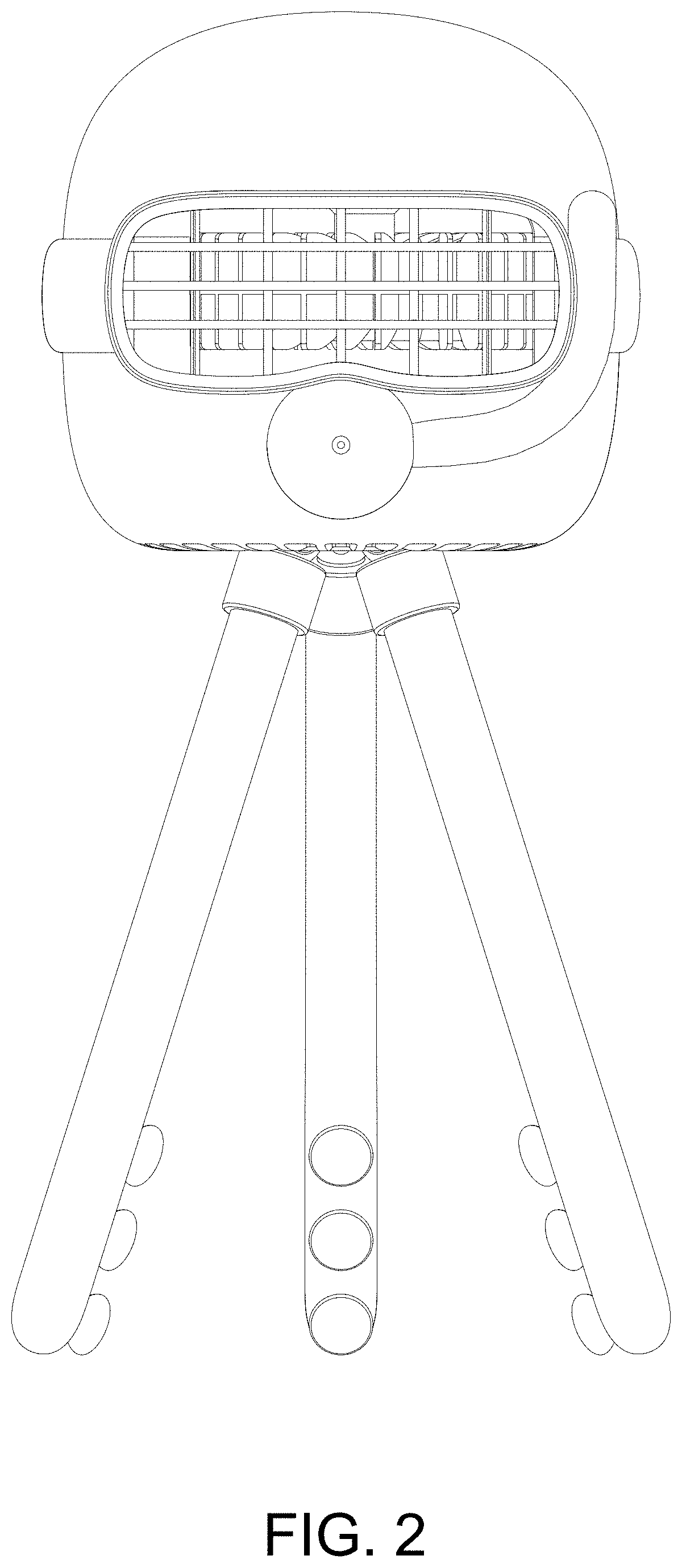 Patent USD1001259 Figure 2 – Fan