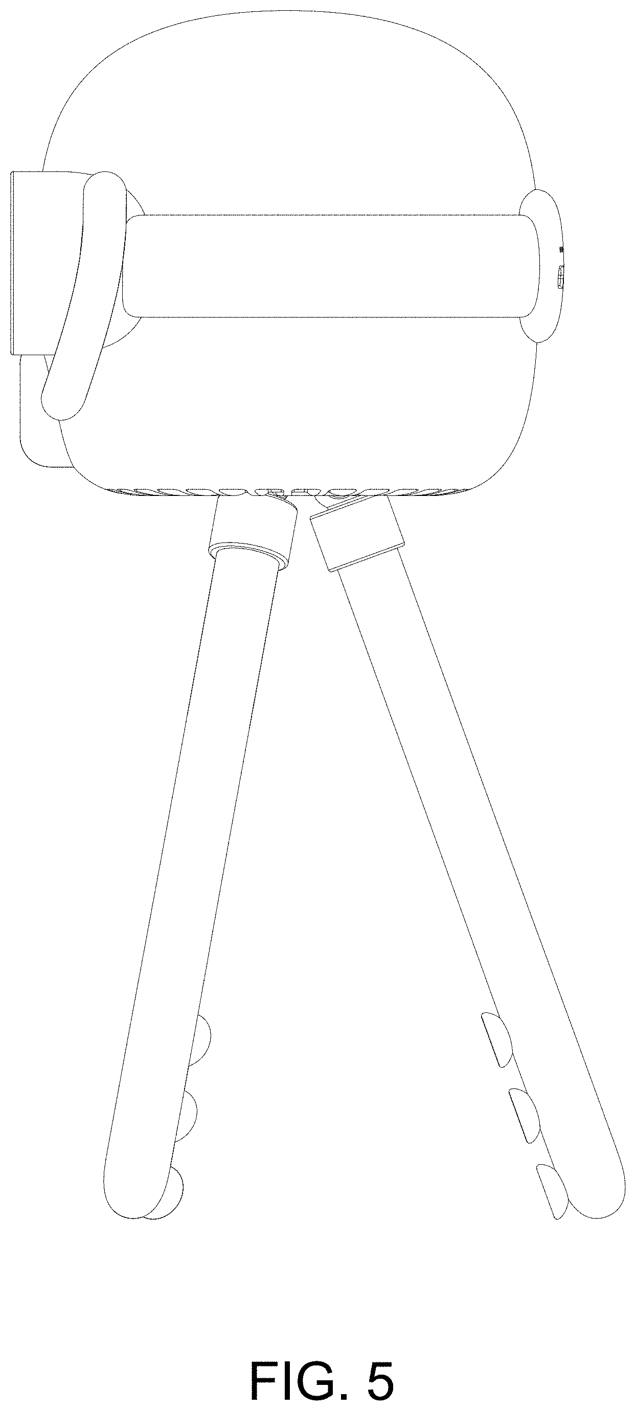 Patent USD1001259 Figure 5 – Fan