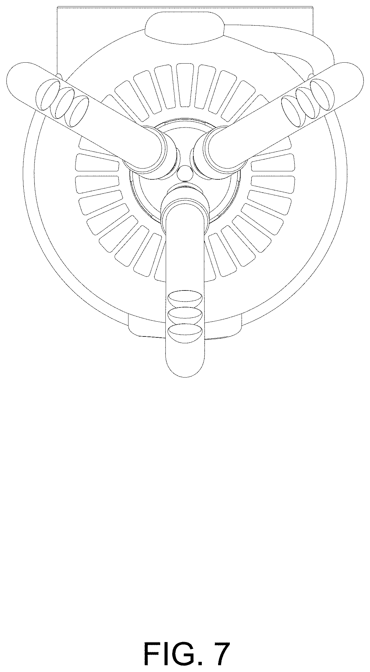 Patent USD1001259 Figure 7 – Fan
