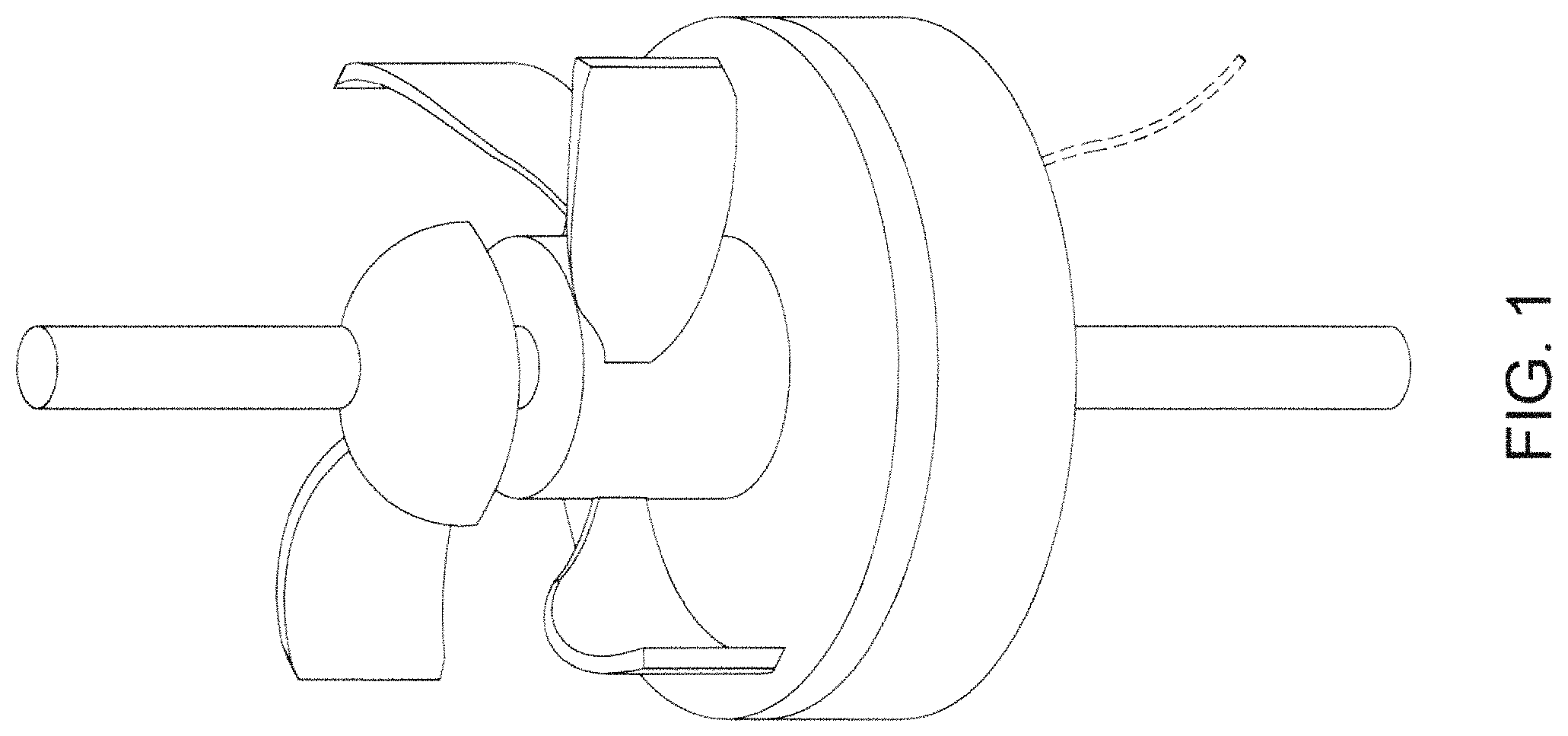 Patent USD1001260 Figure 1 – Wind turbine