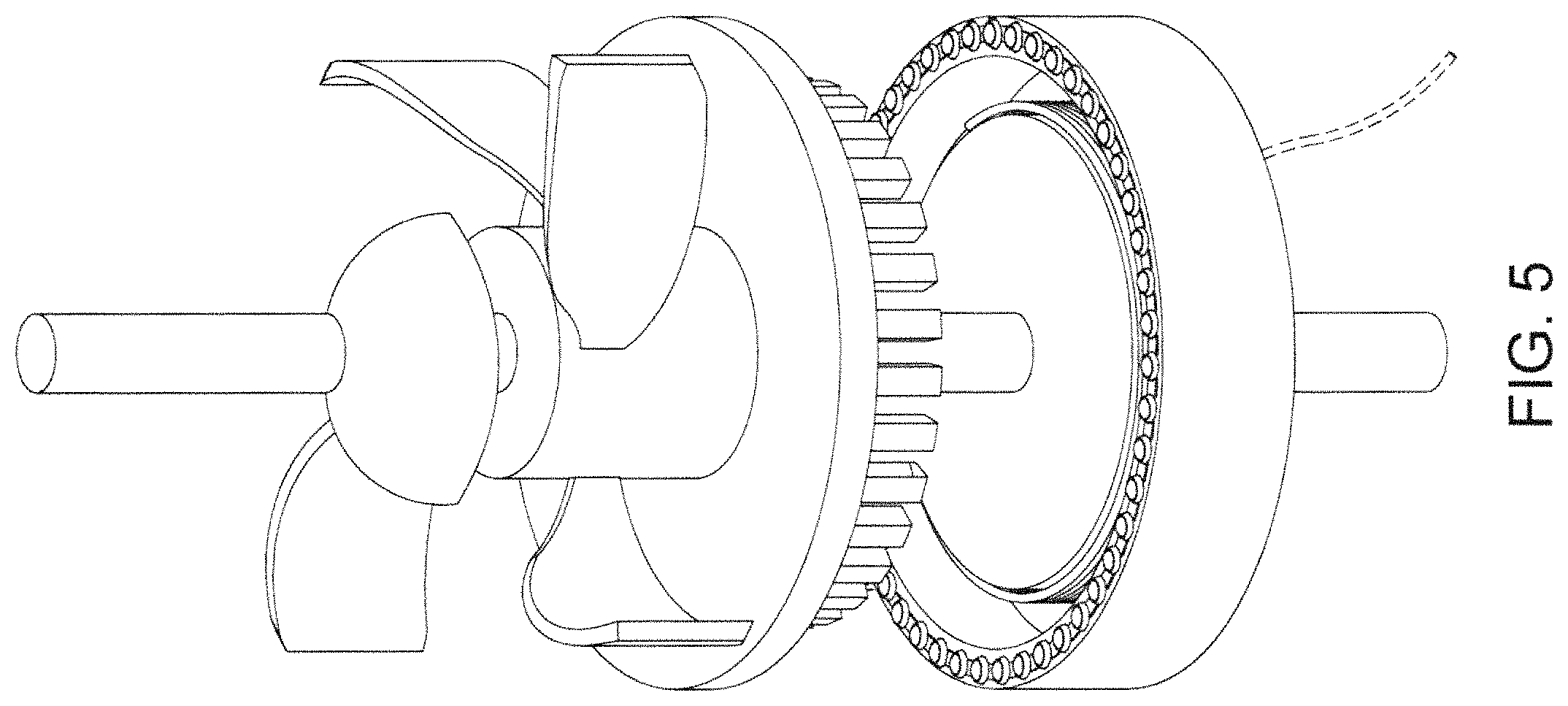 Patent USD1001260 Figure 5 – Wind turbine