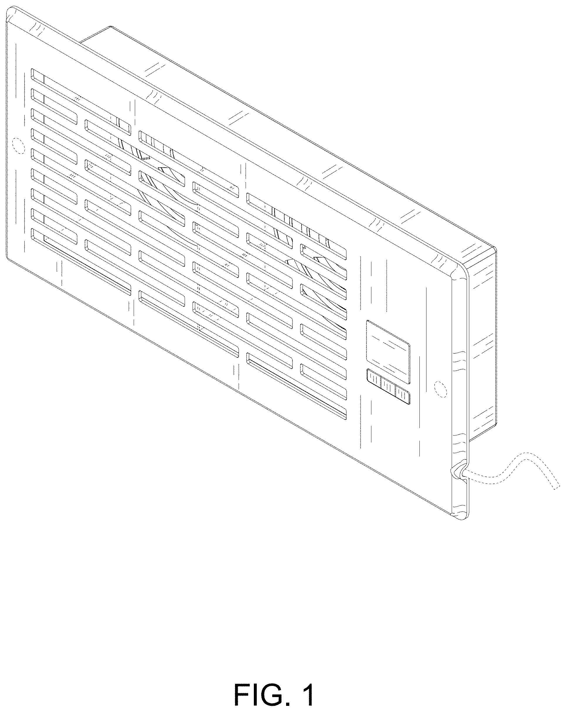 Patent USD1001261 Figure 1 – Ventilation fan