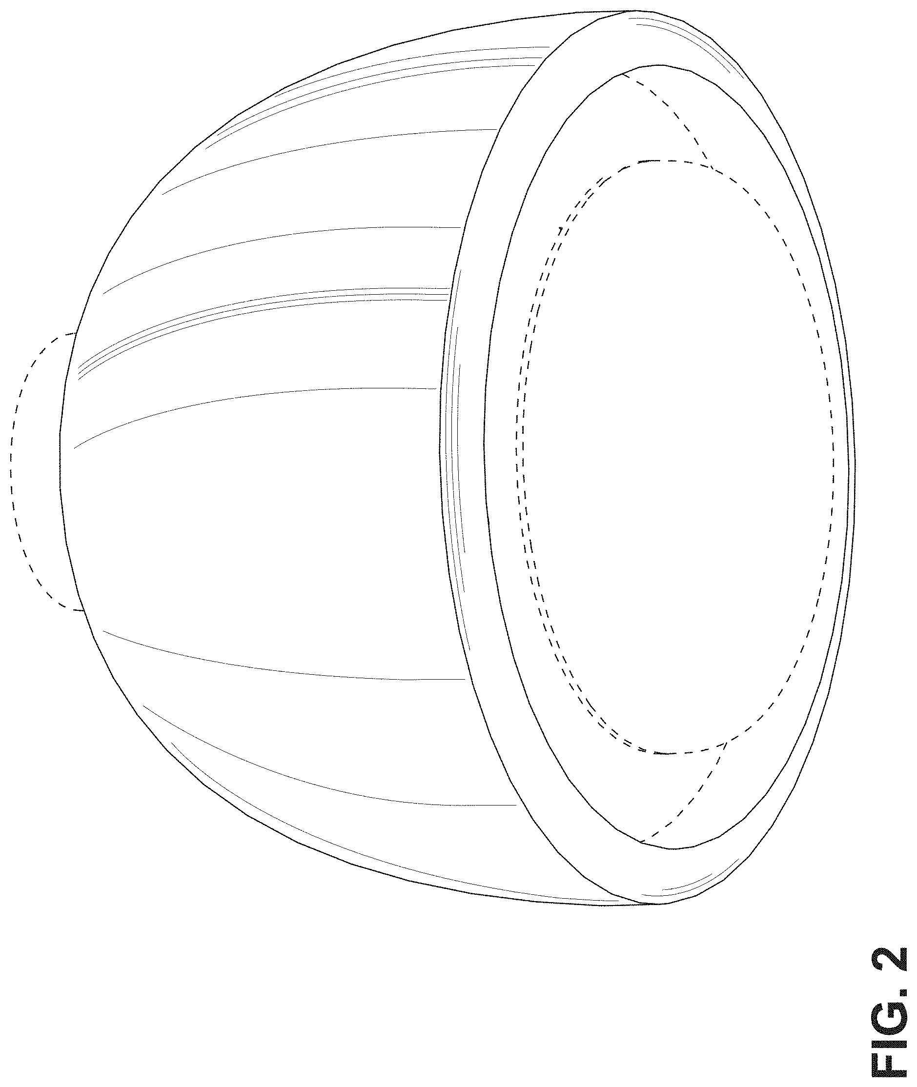 Patent USD1001264 Figure 2 – Ceiling fan motor housing