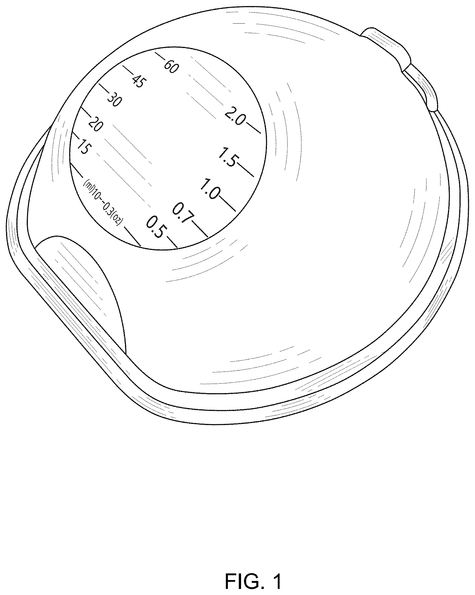 Patent USD1001268 Figure 1 – Breast milk collector