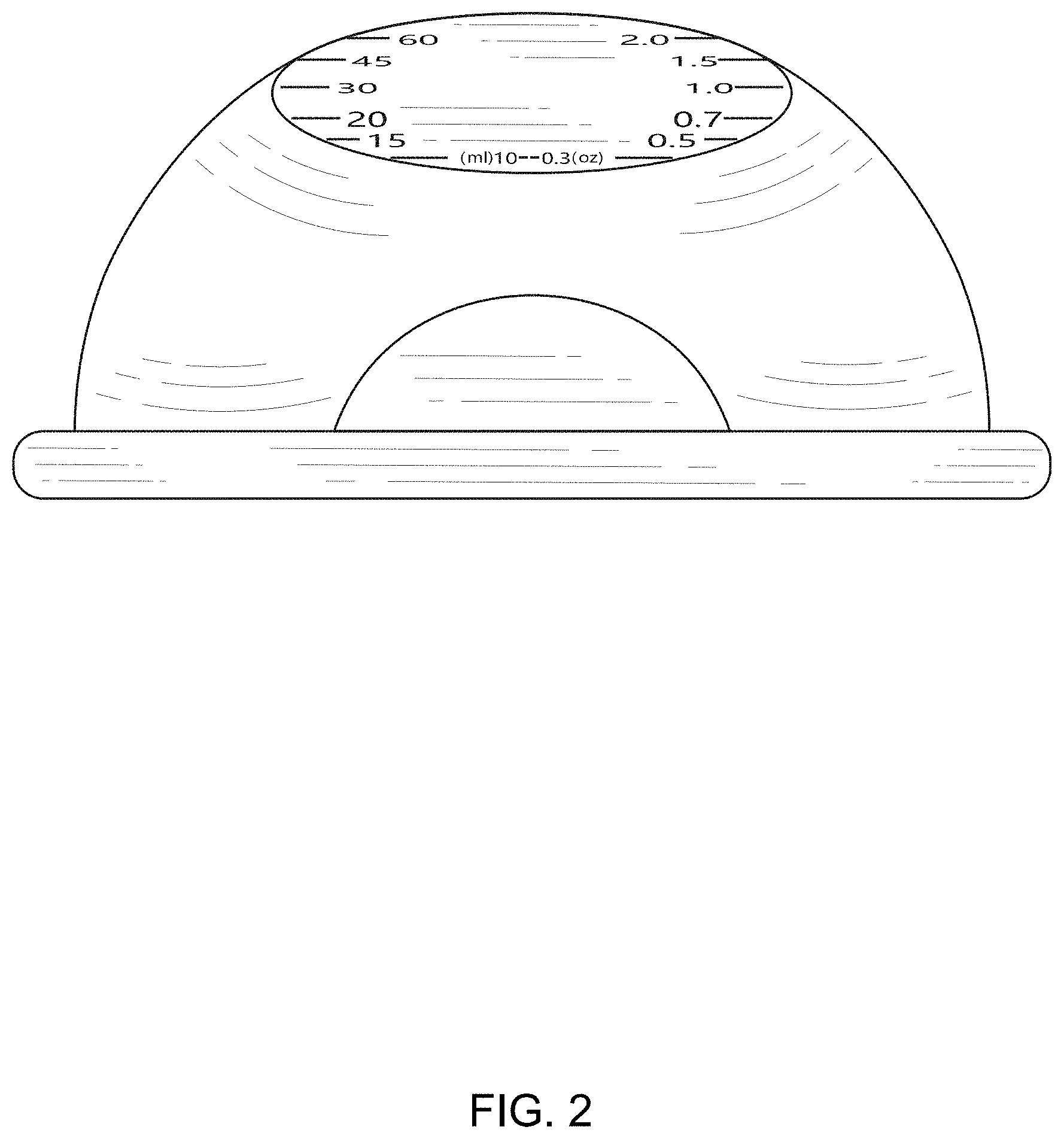 Patent USD1001268 Figure 2 – Breast milk collector