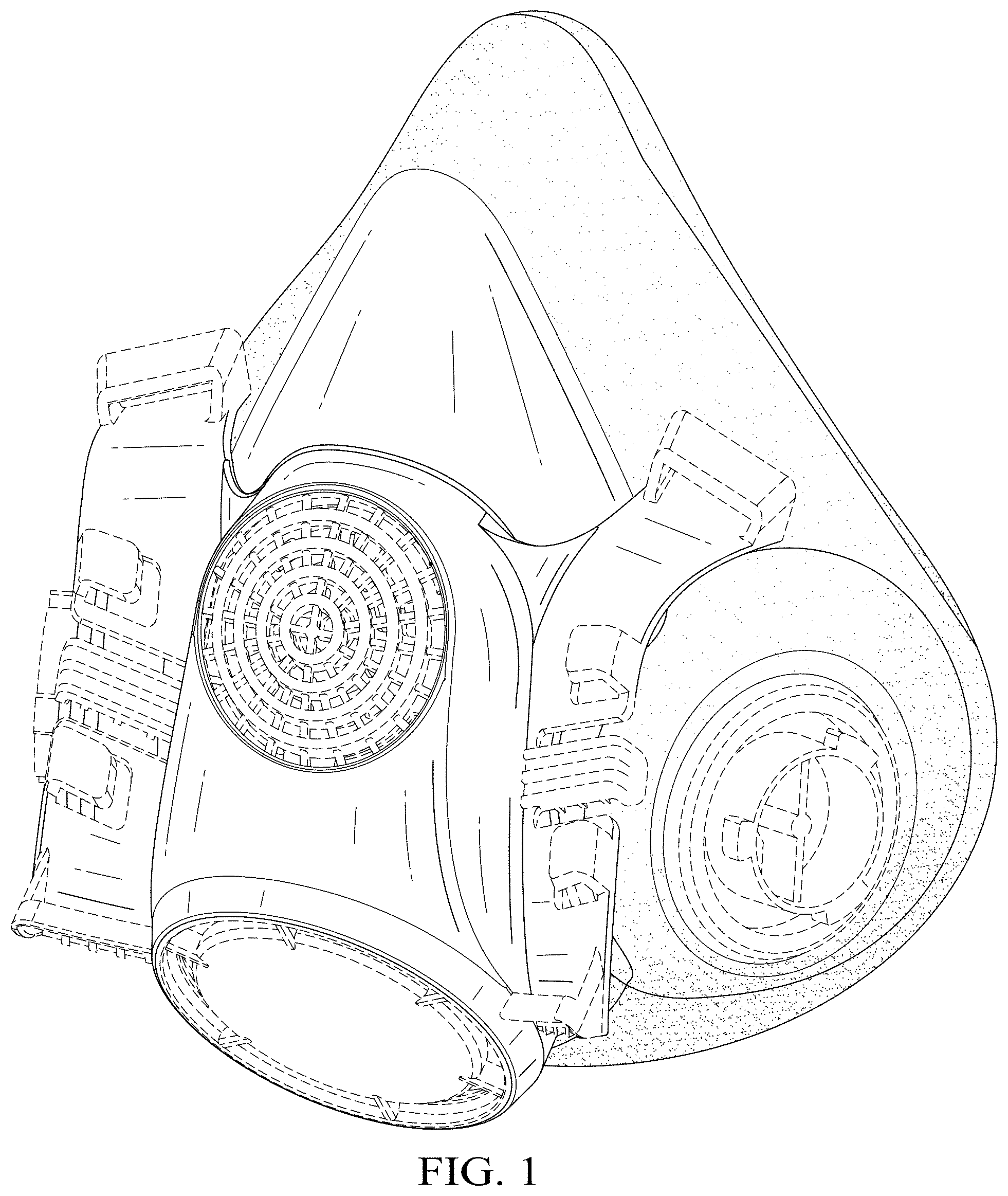 Patent USD1001271 Figure 1 – Respirator