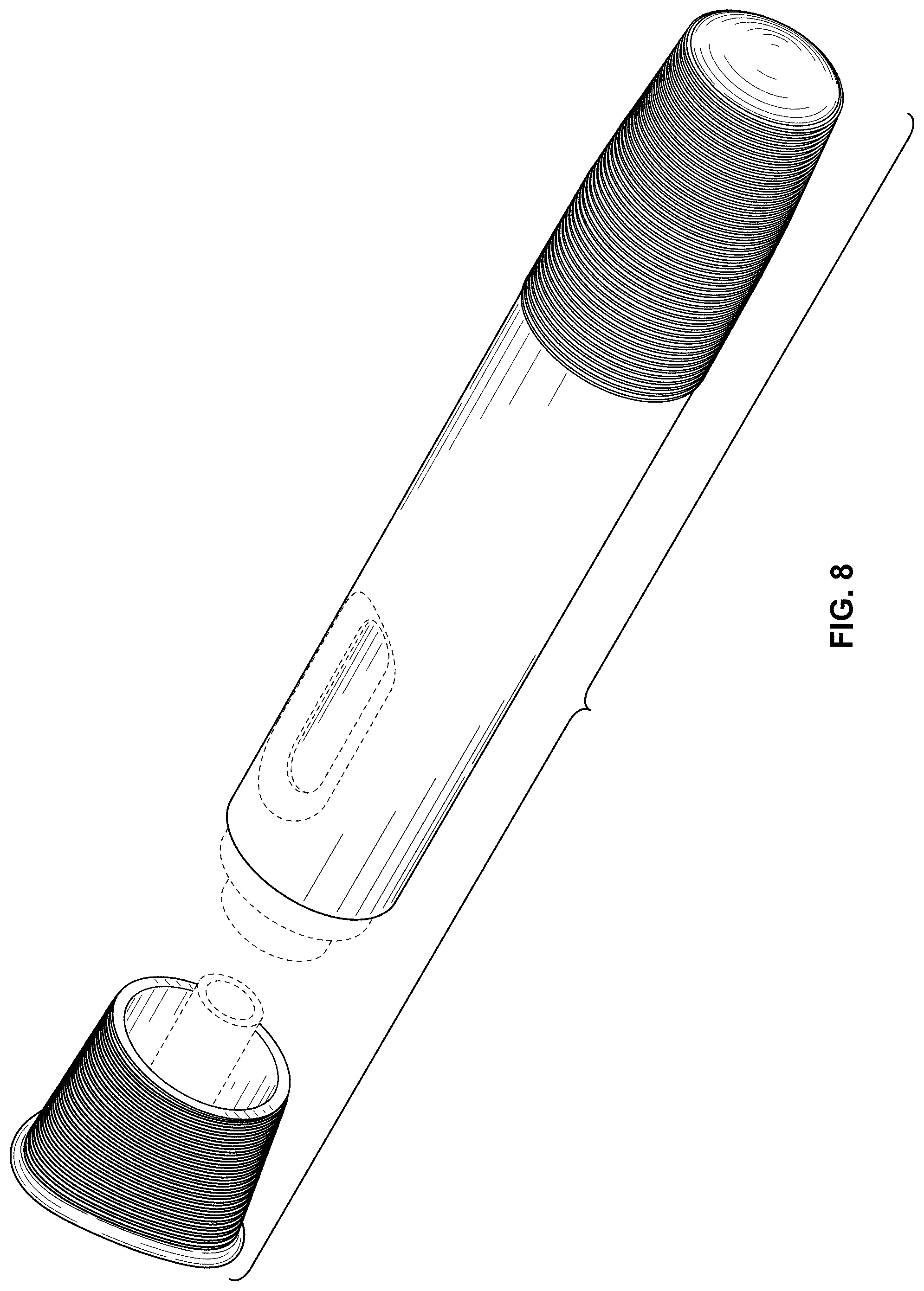 Patent USD1001272 Figure 4 – Autoinjector with removable cap
