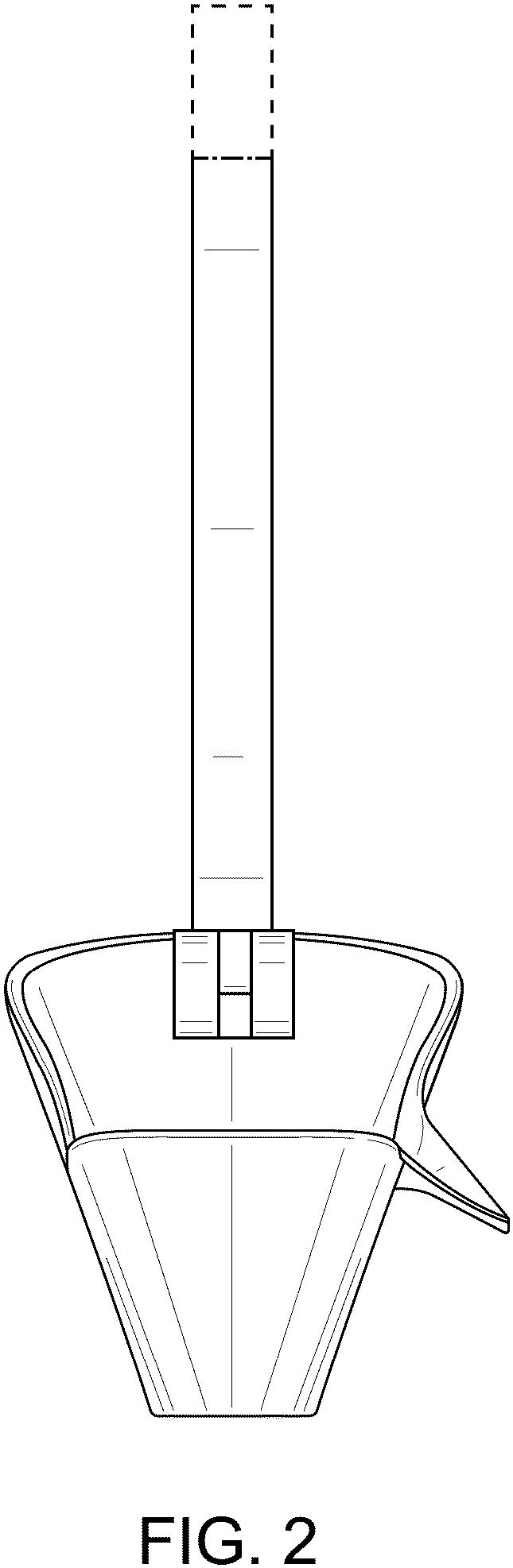 Patent USD1001274 Figure 2 – Urine collector