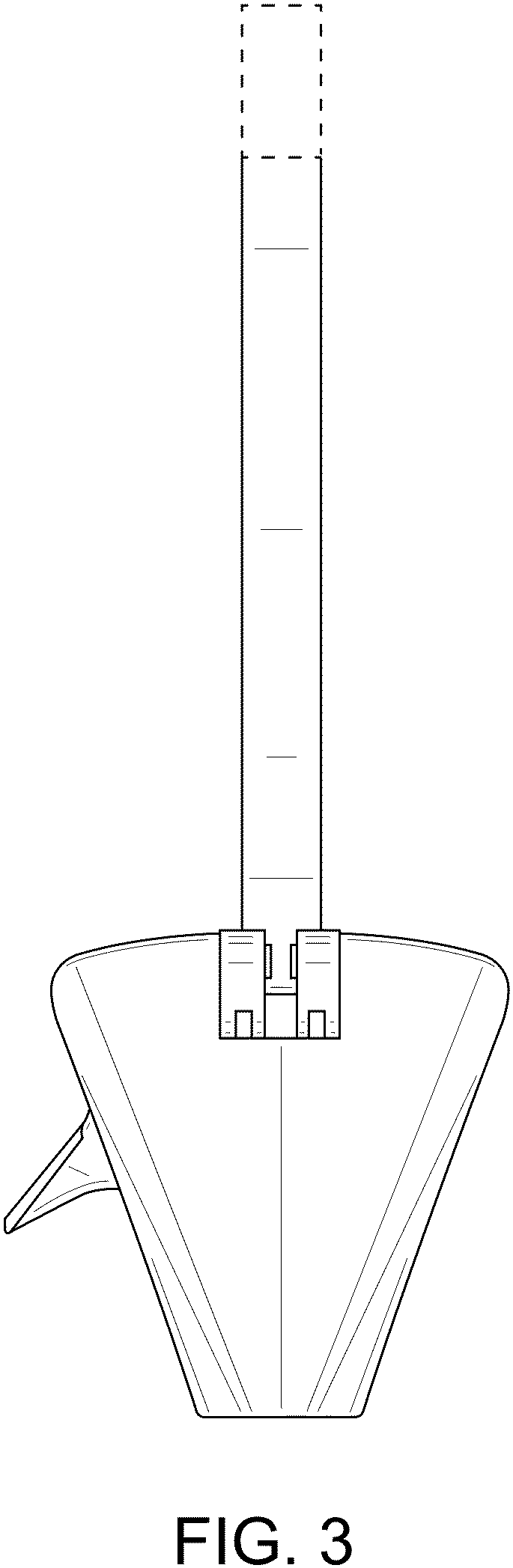 Patent USD1001274 Figure 3 – Urine collector