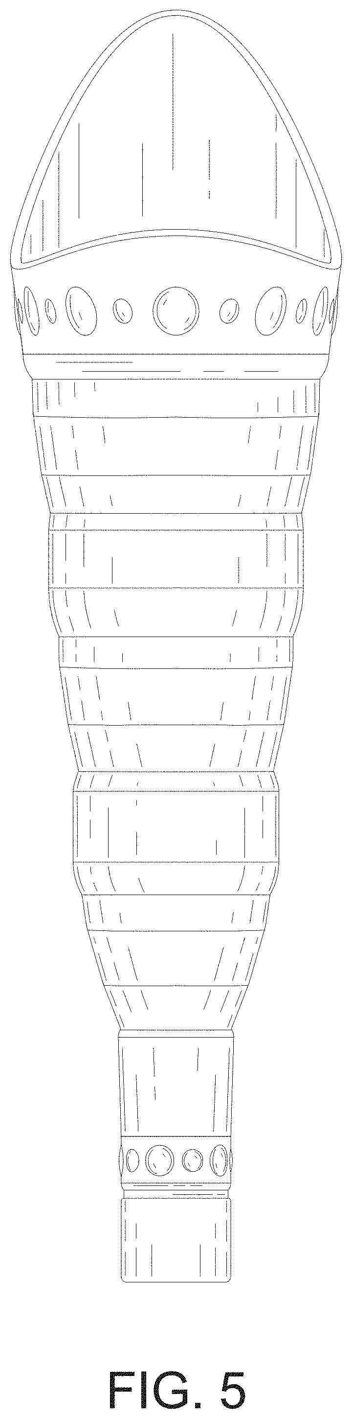 Patent USD1001275 Figure 5 – Foldable urination device