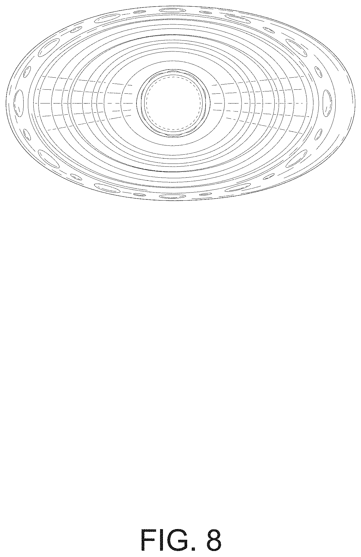 Patent USD1001275 Figure 8 – Foldable urination device