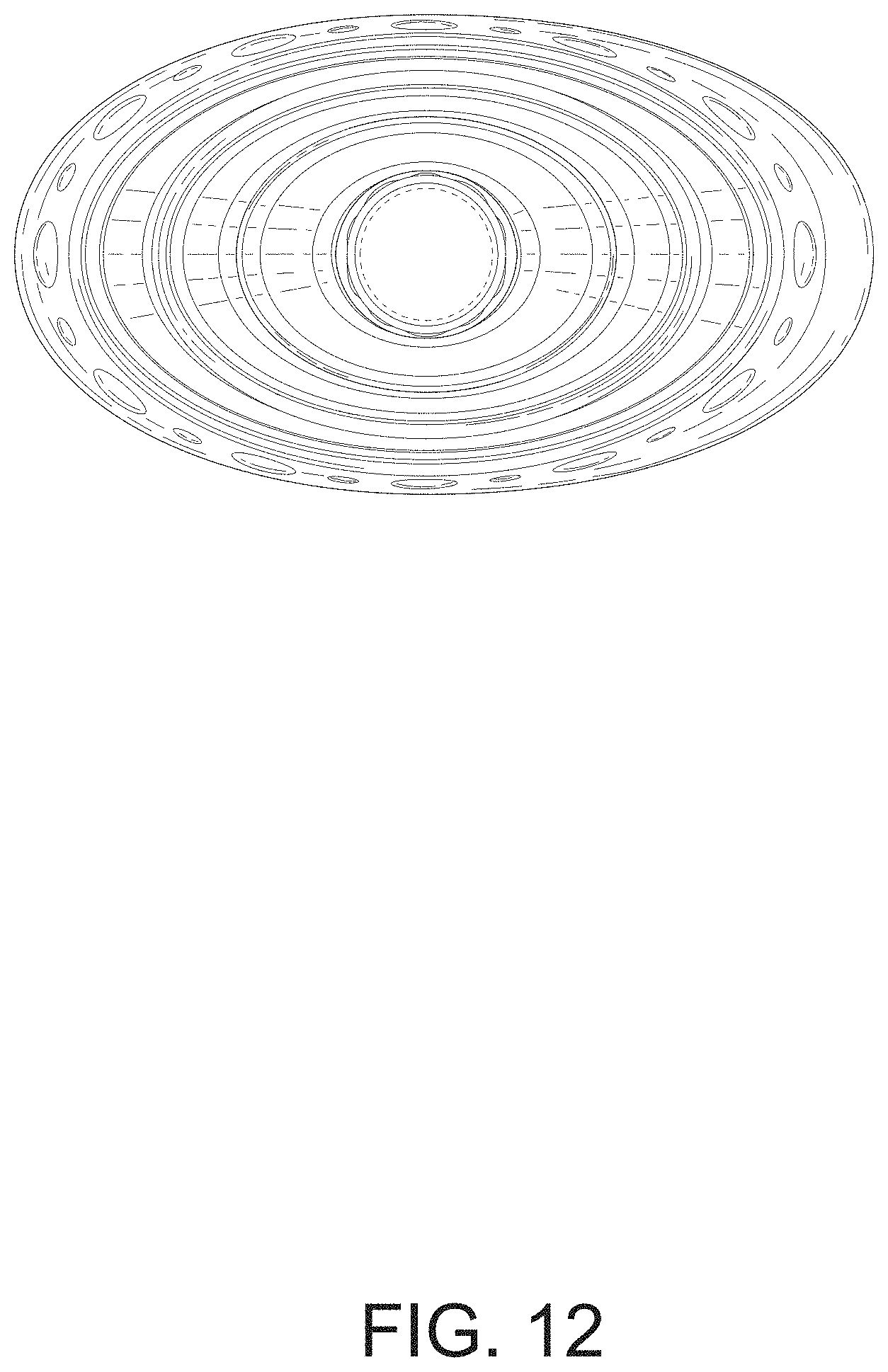 Patent USD1001275 Figure 12 – Foldable urination device