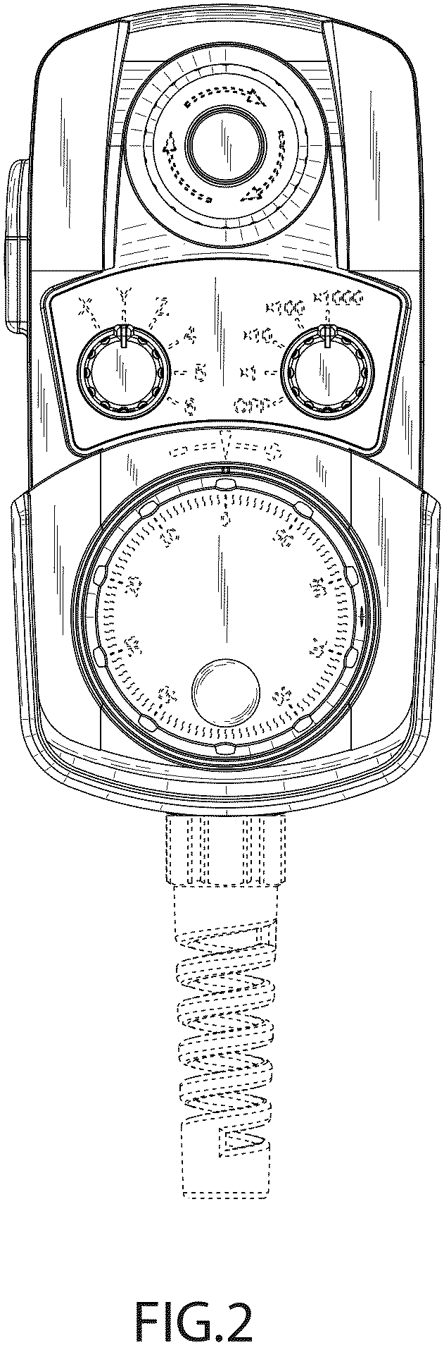 Patent USD1001276 Figure 2 – Portable manual pulse generator