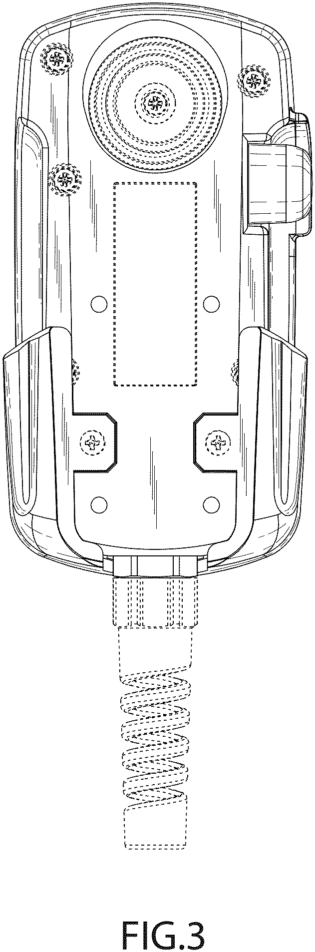 Patent USD1001276 Figure 3 – Portable manual pulse generator