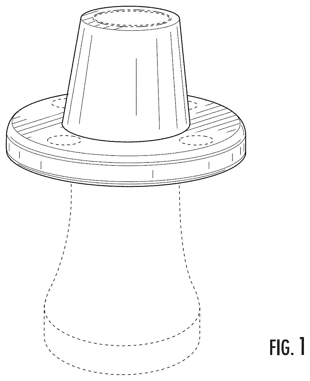 Patent USD1001282 Figure 1 – Healing and scanning cap