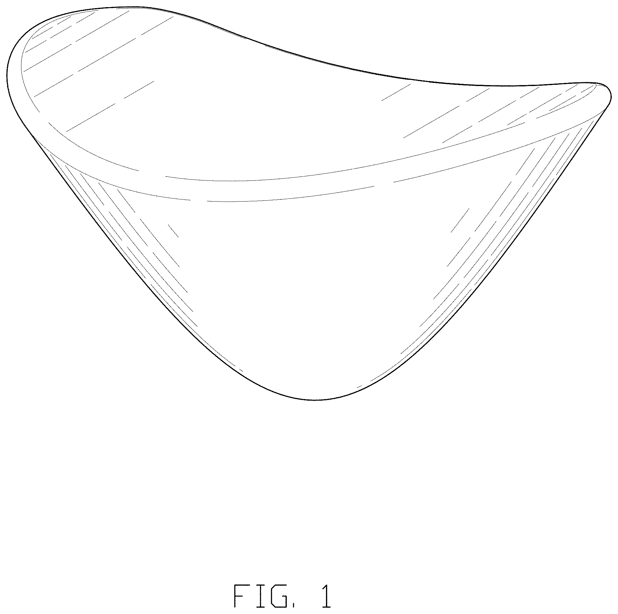 Patent USD1001283 Figure 1 – Dental attachment