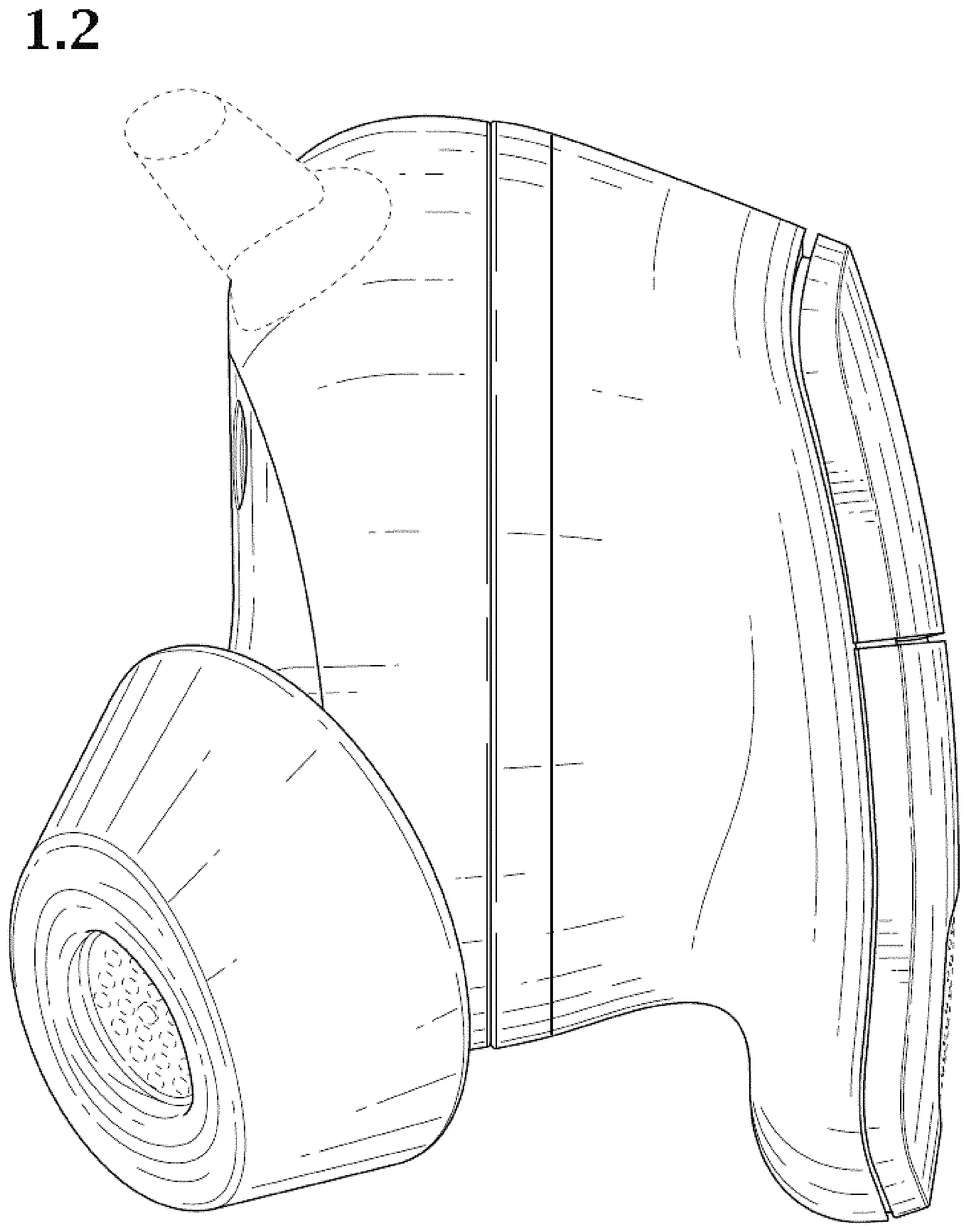 Patent USD1001287 Figure 2 – Hearing aid