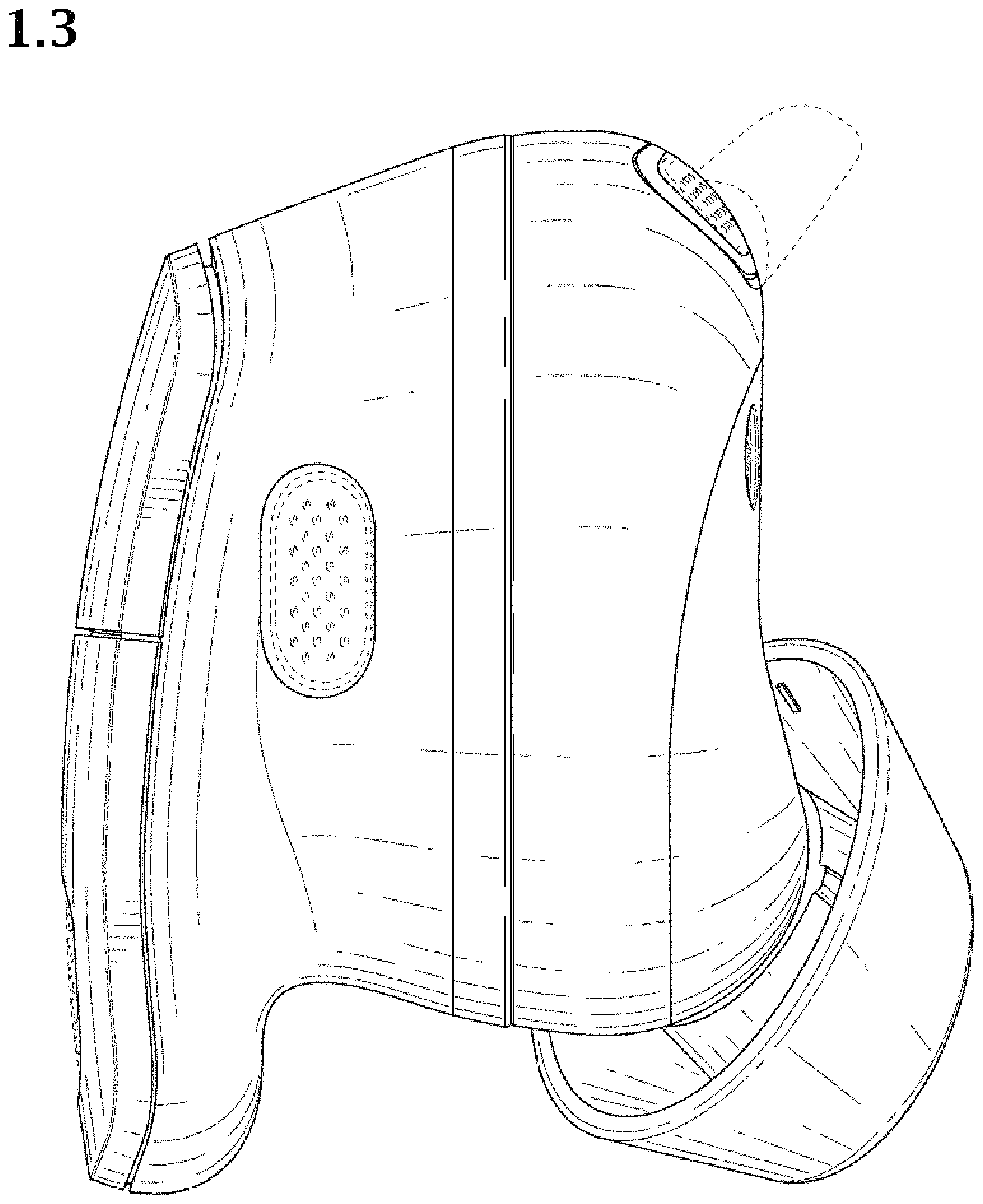 Patent USD1001287 Figure 3 – Hearing aid