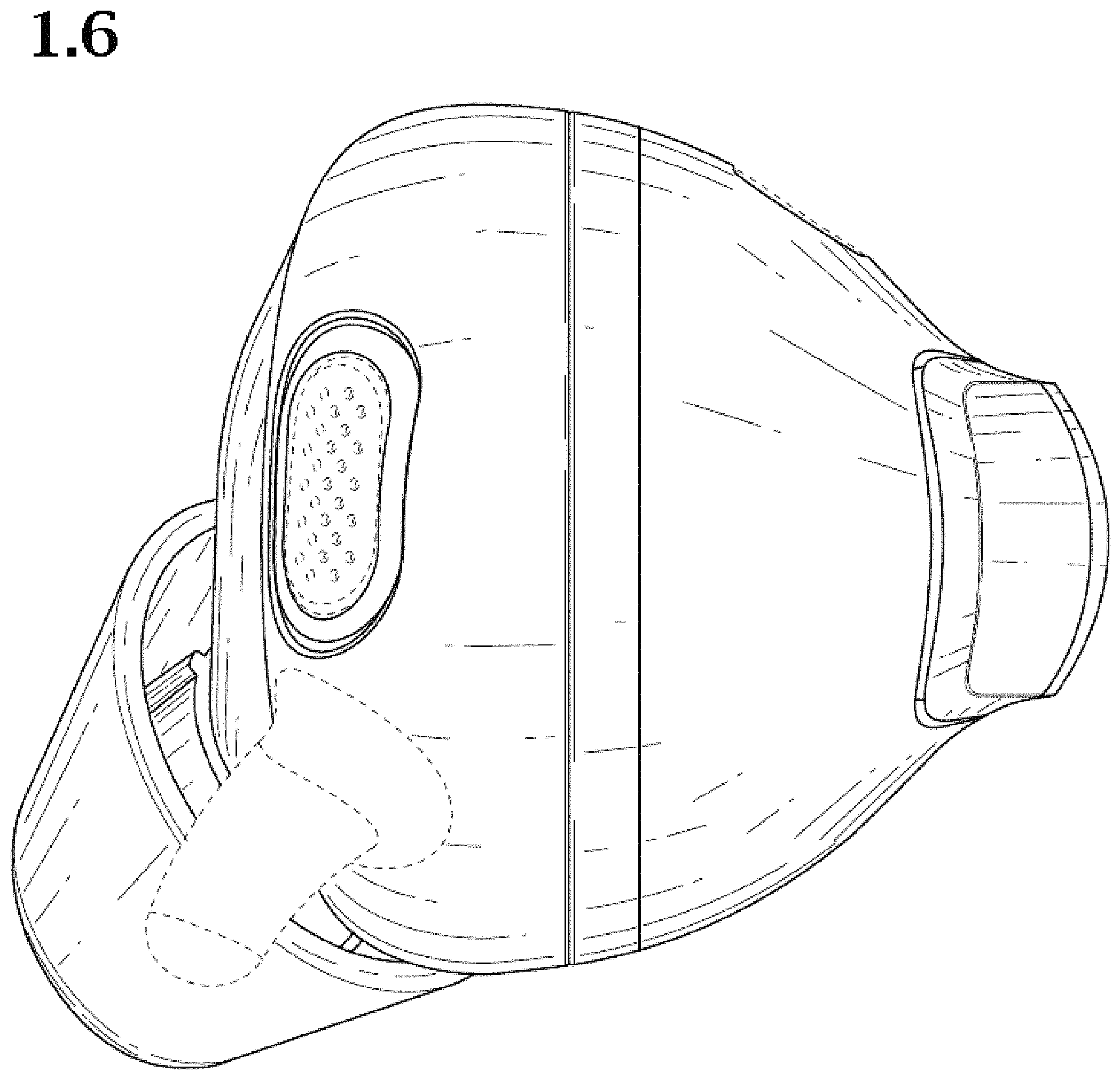 Patent USD1001287 Figure 6 – Hearing aid