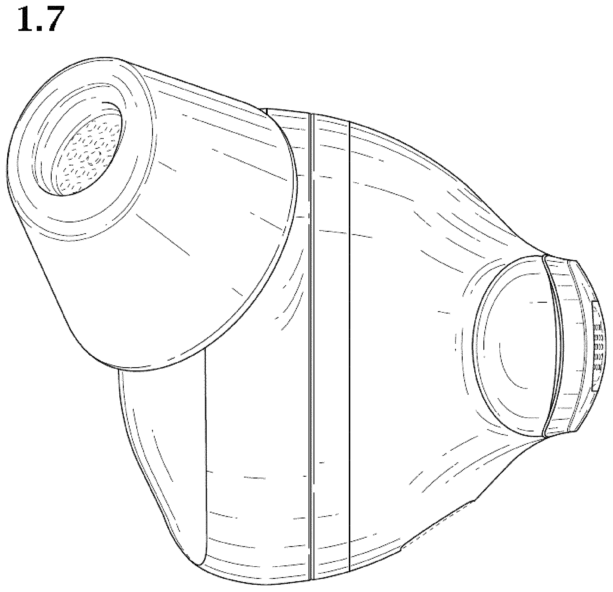 Patent USD1001287 Figure 7 – Hearing aid