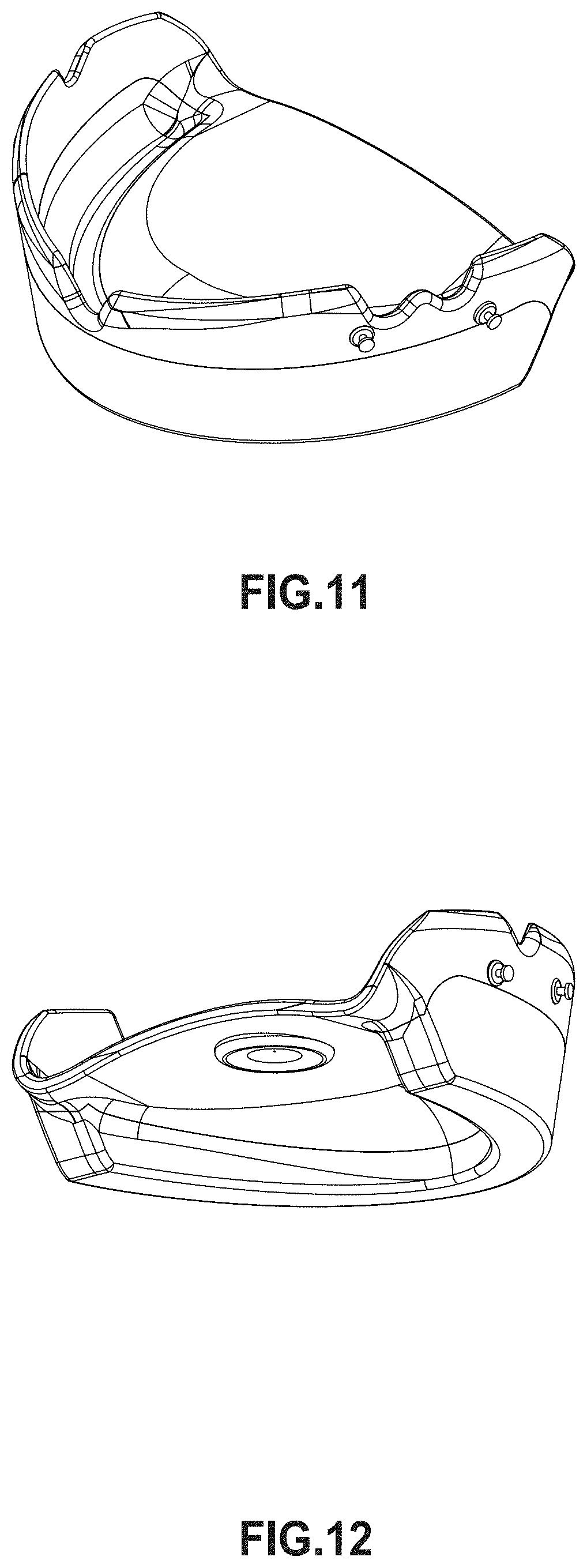 Patent USD1001289 Figure 7 – Centric relation self registering full denture oral appliance for direct mounting on laboratory articulator