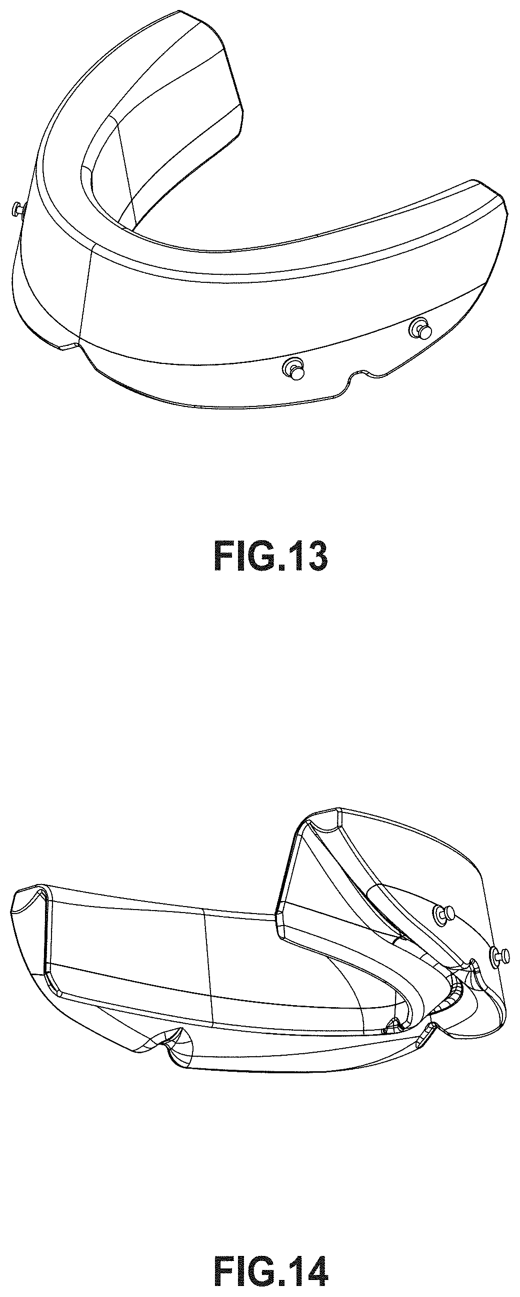 Patent USD1001289 Figure 8 – Centric relation self registering full denture oral appliance for direct mounting on laboratory articulator