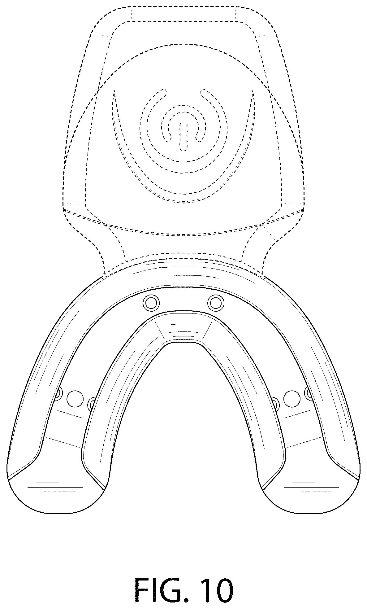 Patent USD1001290 Figure 8 – Oral care device