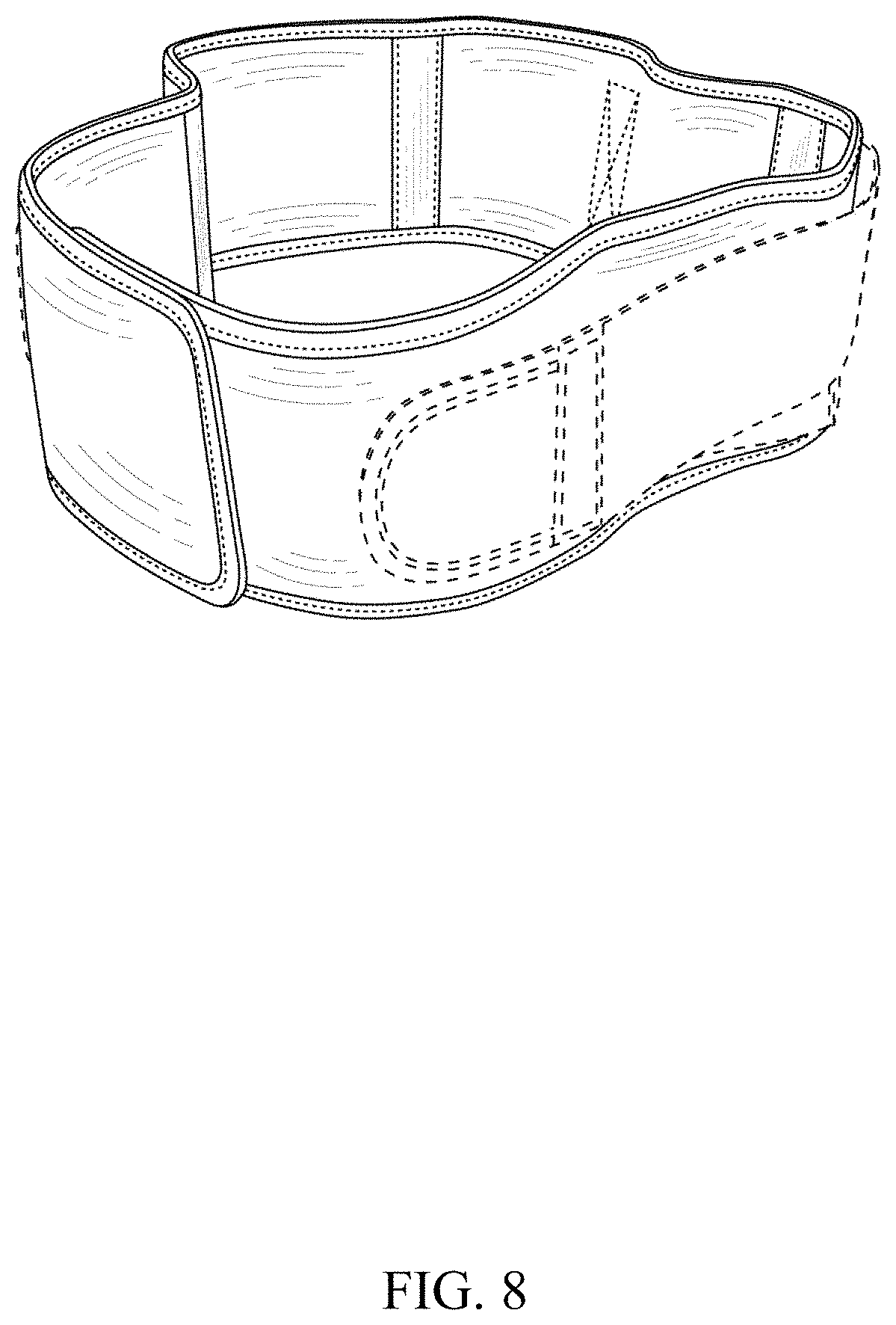 Patent USD1001292 Figure 8 – Sacroiliac belt