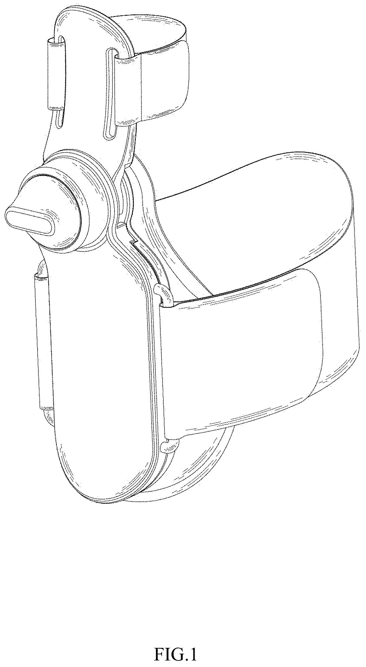 Patent USD1001293 Figure 1 – Toe valgus orthotic device