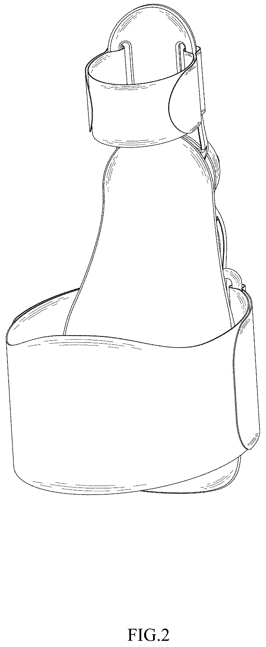 Patent USD1001293 Figure 2 – Toe valgus orthotic device