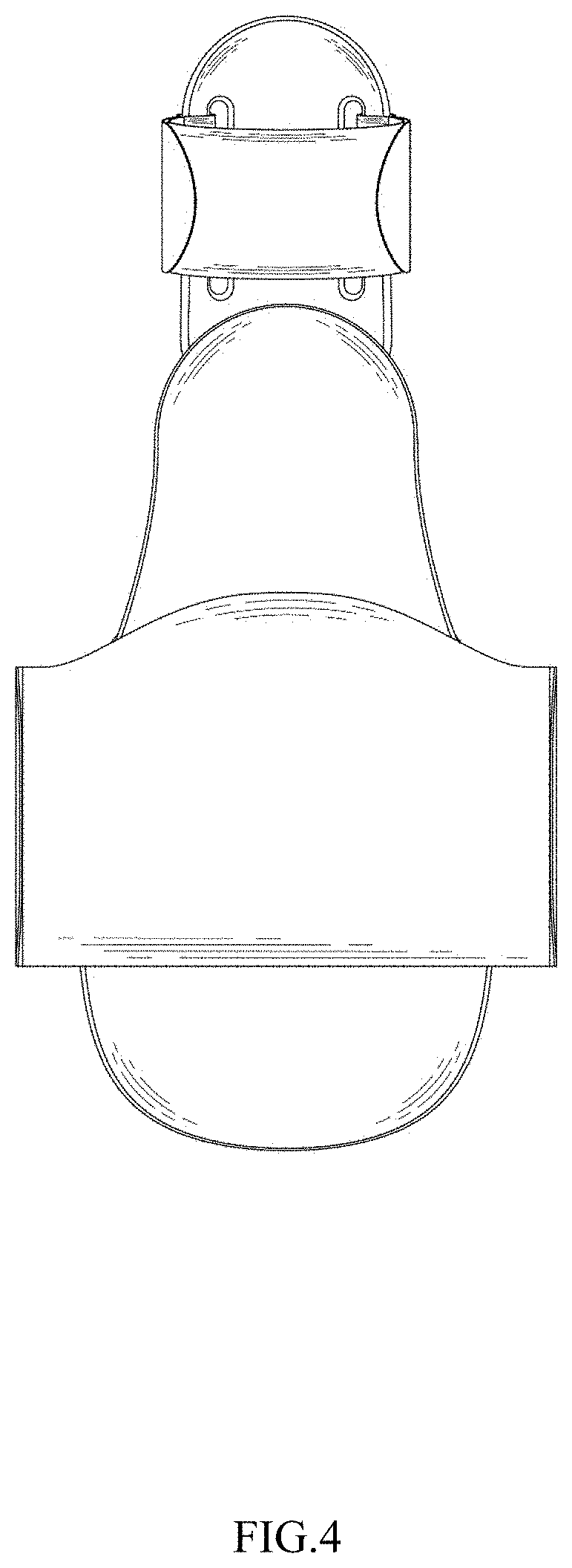 Patent USD1001293 Figure 4 – Toe valgus orthotic device