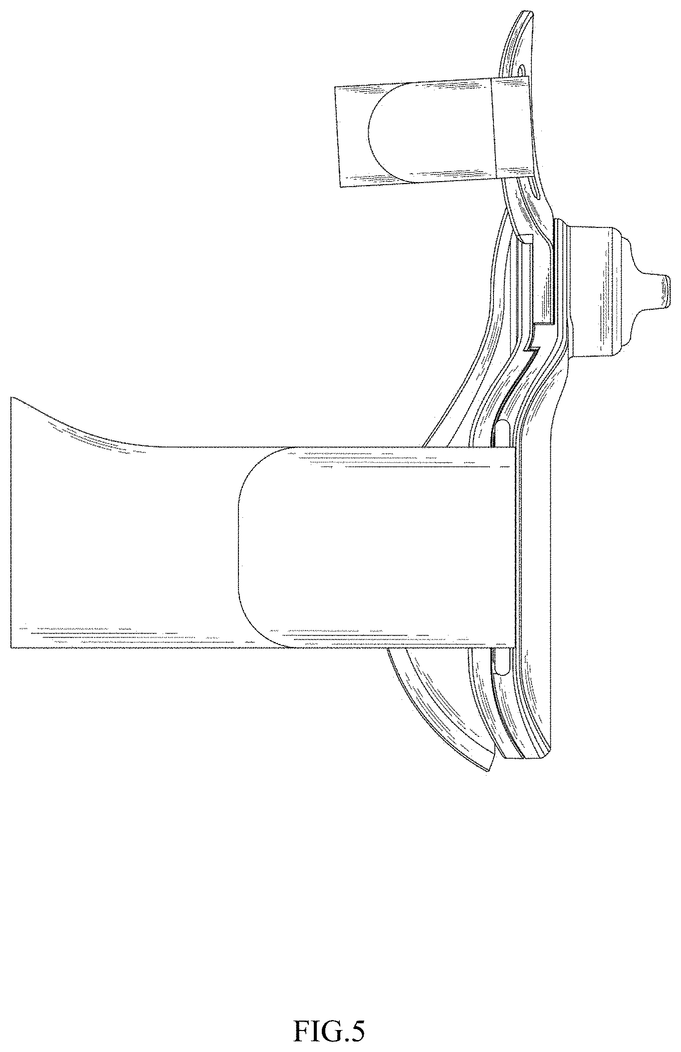 Patent USD1001293 Figure 5 – Toe valgus orthotic device