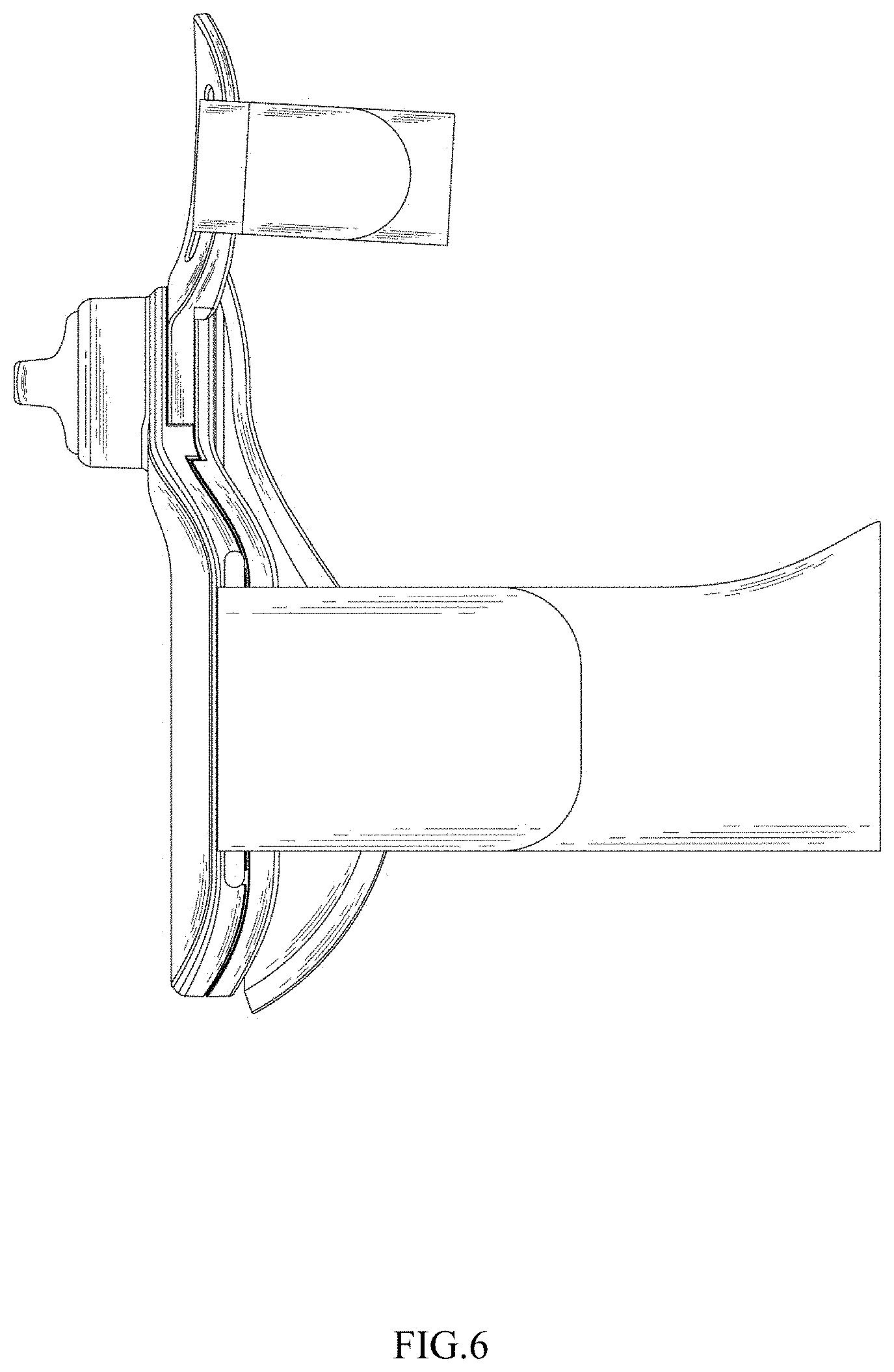 Patent USD1001293 Figure 6 – Toe valgus orthotic device