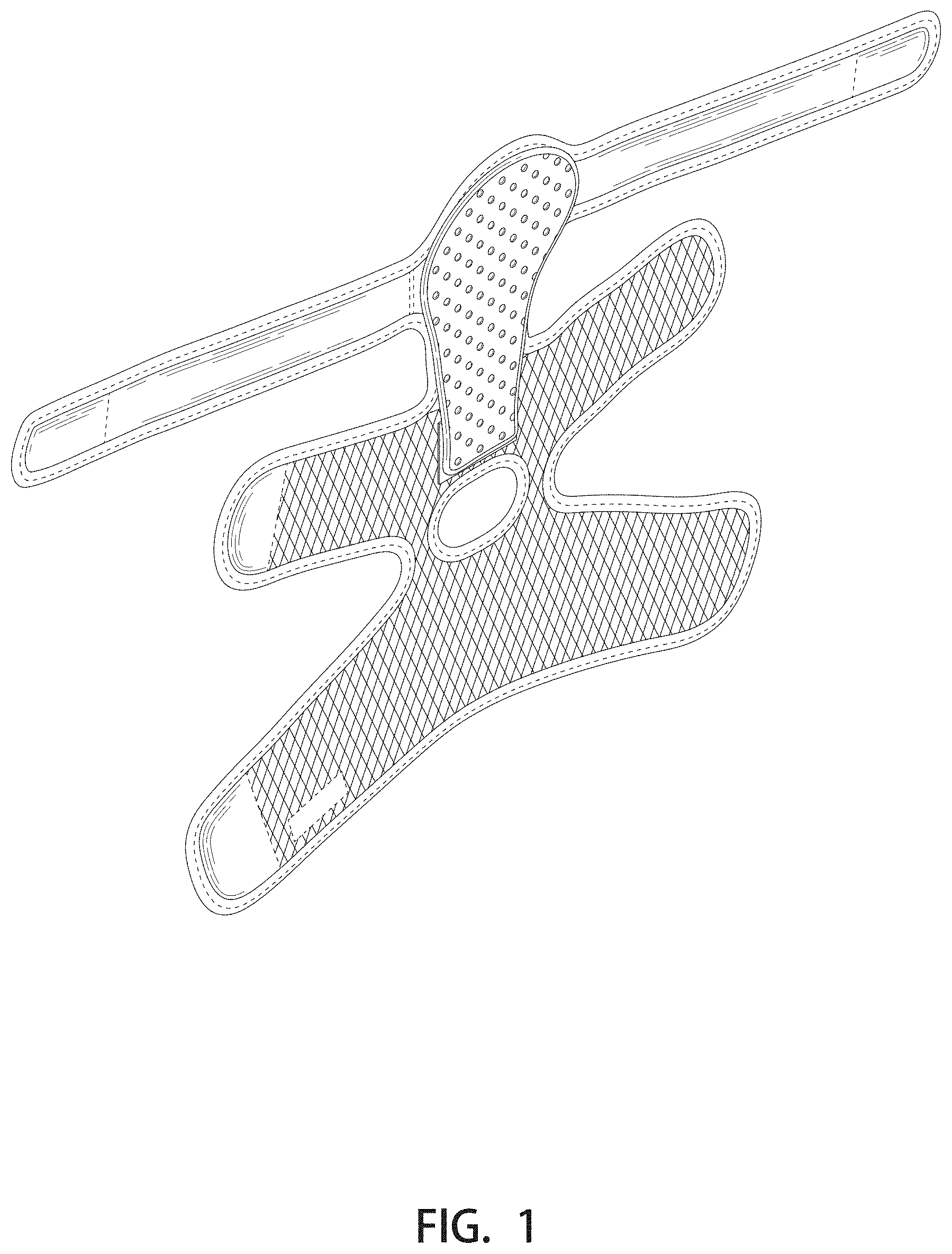 Patent USD1001294 Figure 1 – Drop foot brace